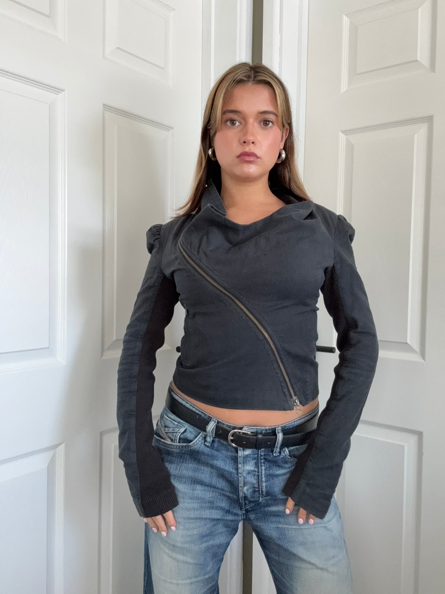 Allsaints Asymmetric Jacket (UK8)