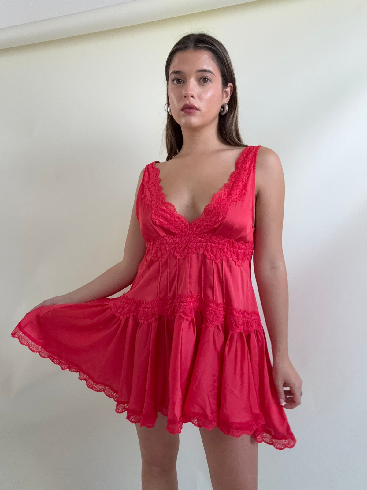 Free People Mini Slip Dress (XS)