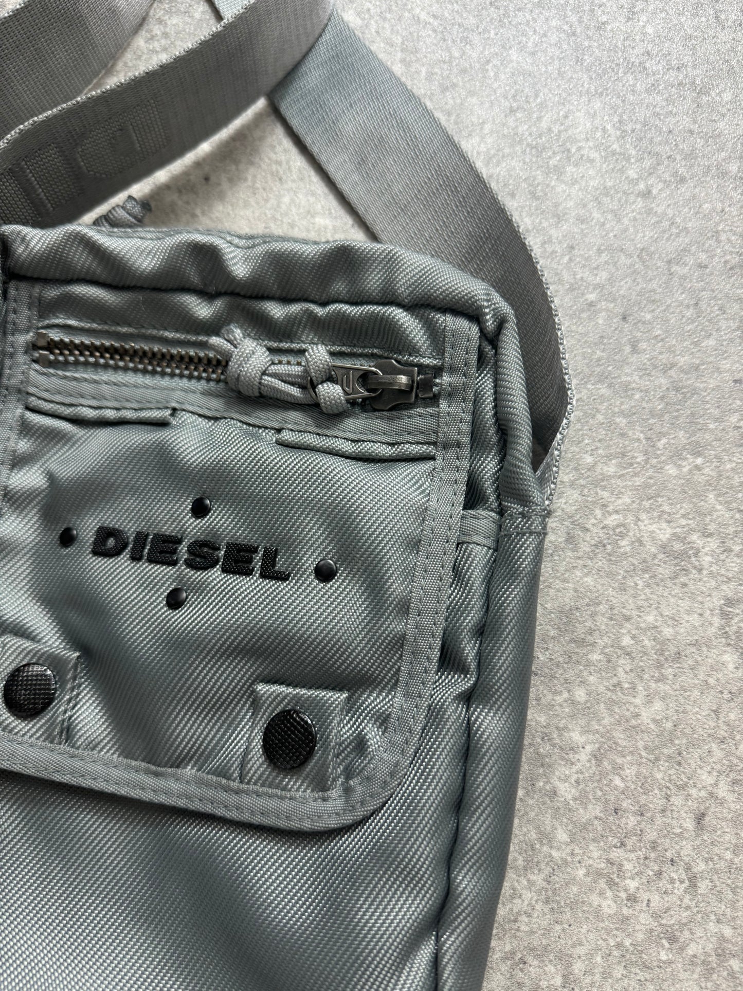 Diesel Grey Crossbody Bag