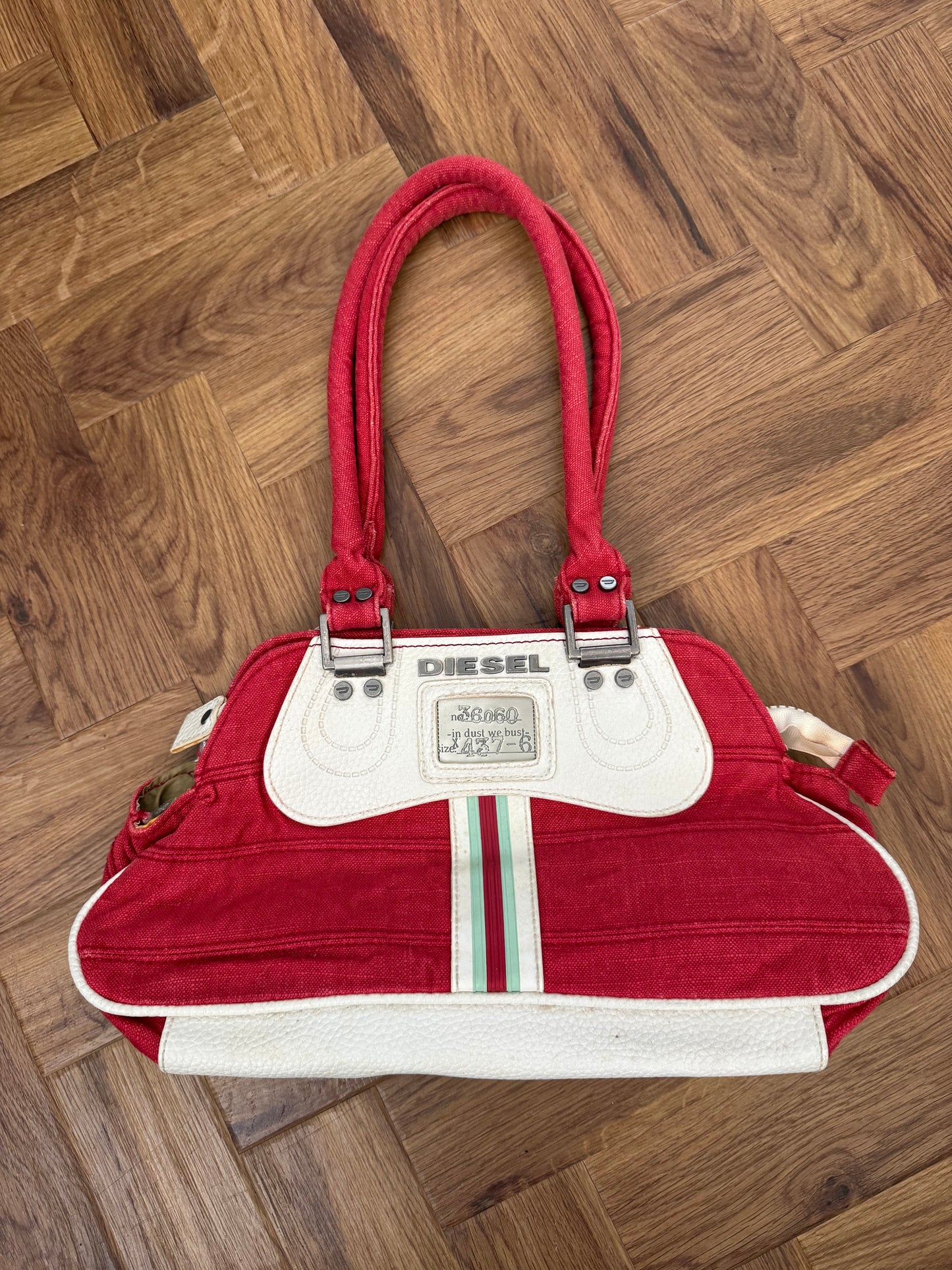 Diesel Red Shoulder Bag