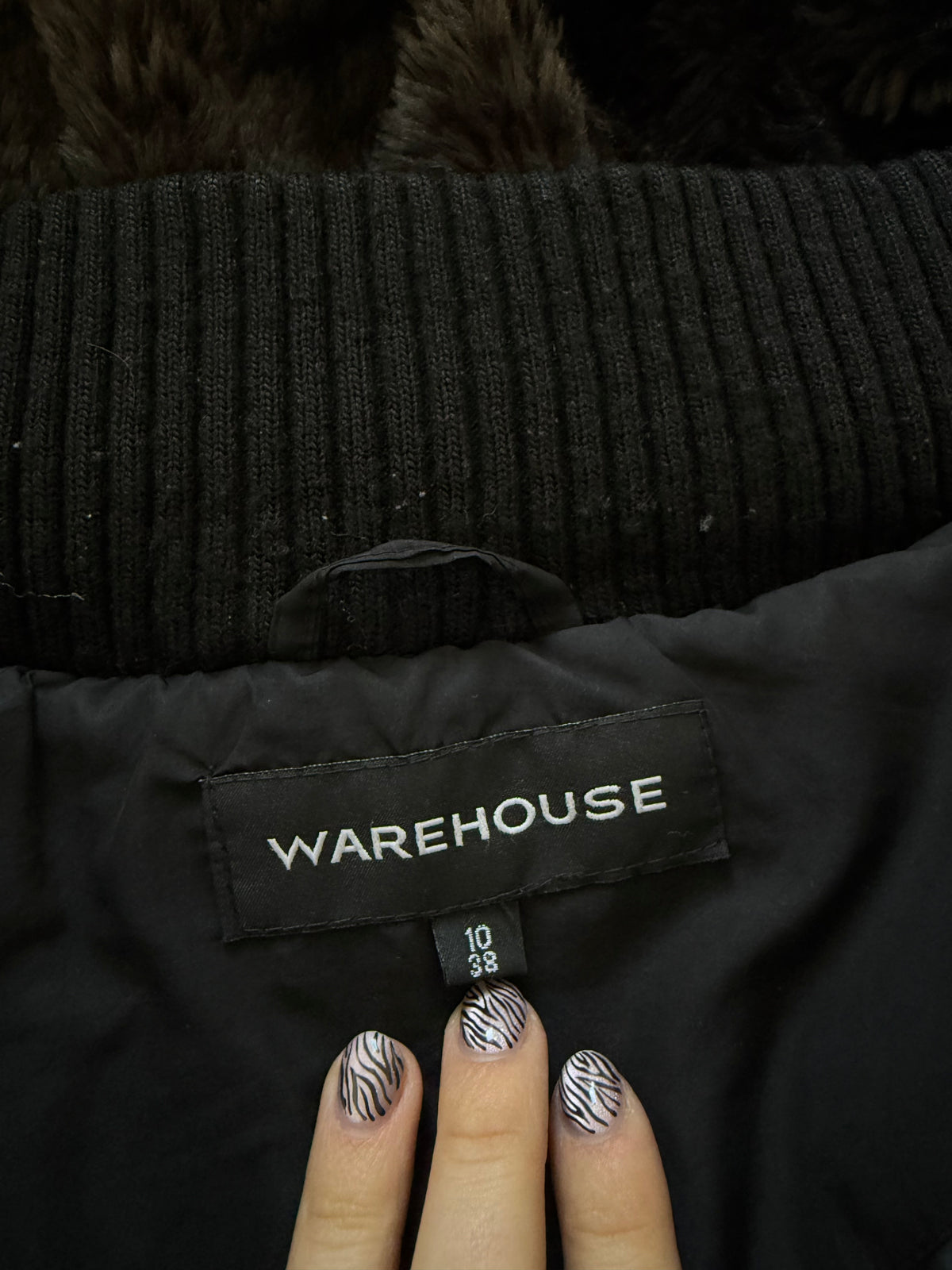 Y2K Puffer Jacket (UK10)
