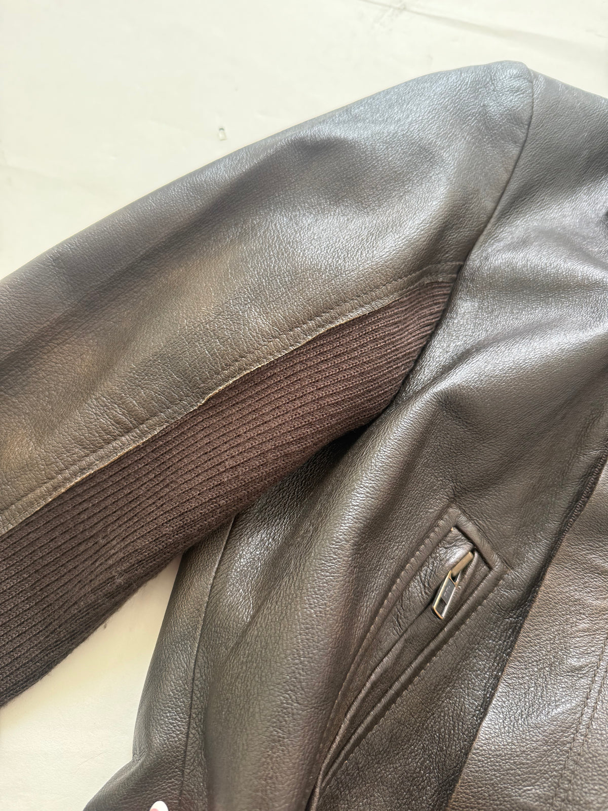 Morgan De Toi Leather Asymmetric Jacket (S)