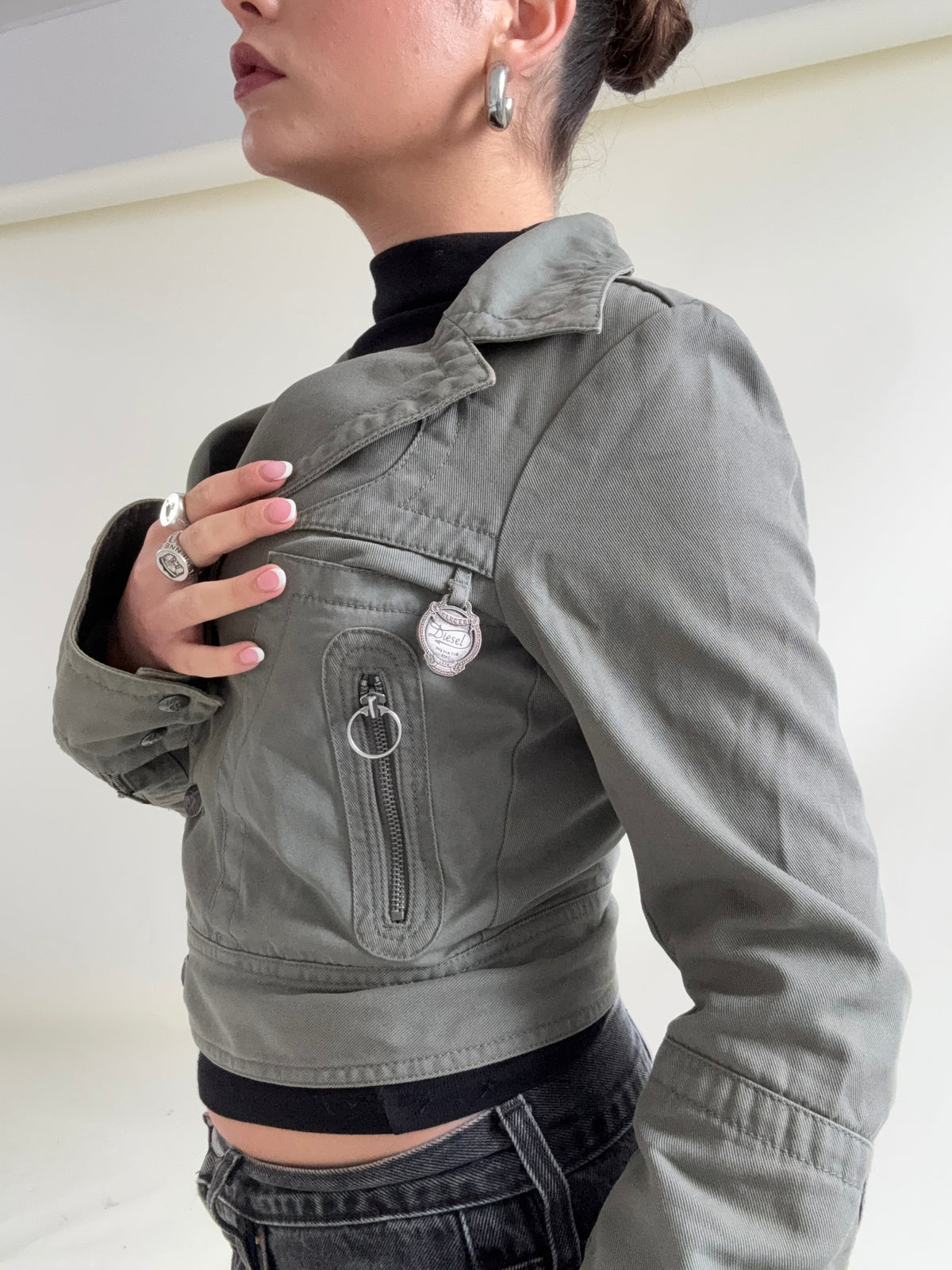 Vintage Diesel Cropped Jacket (M)