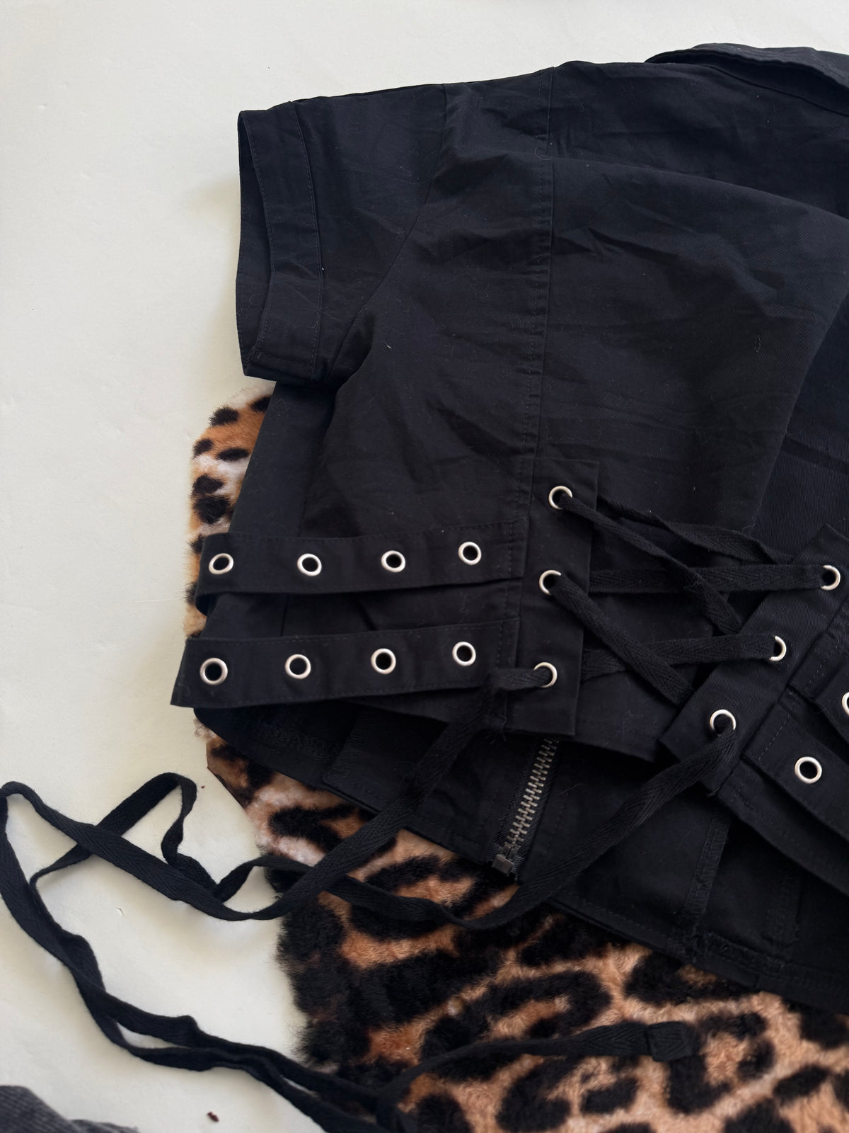 Cropped Corset Utility Top (UK8)