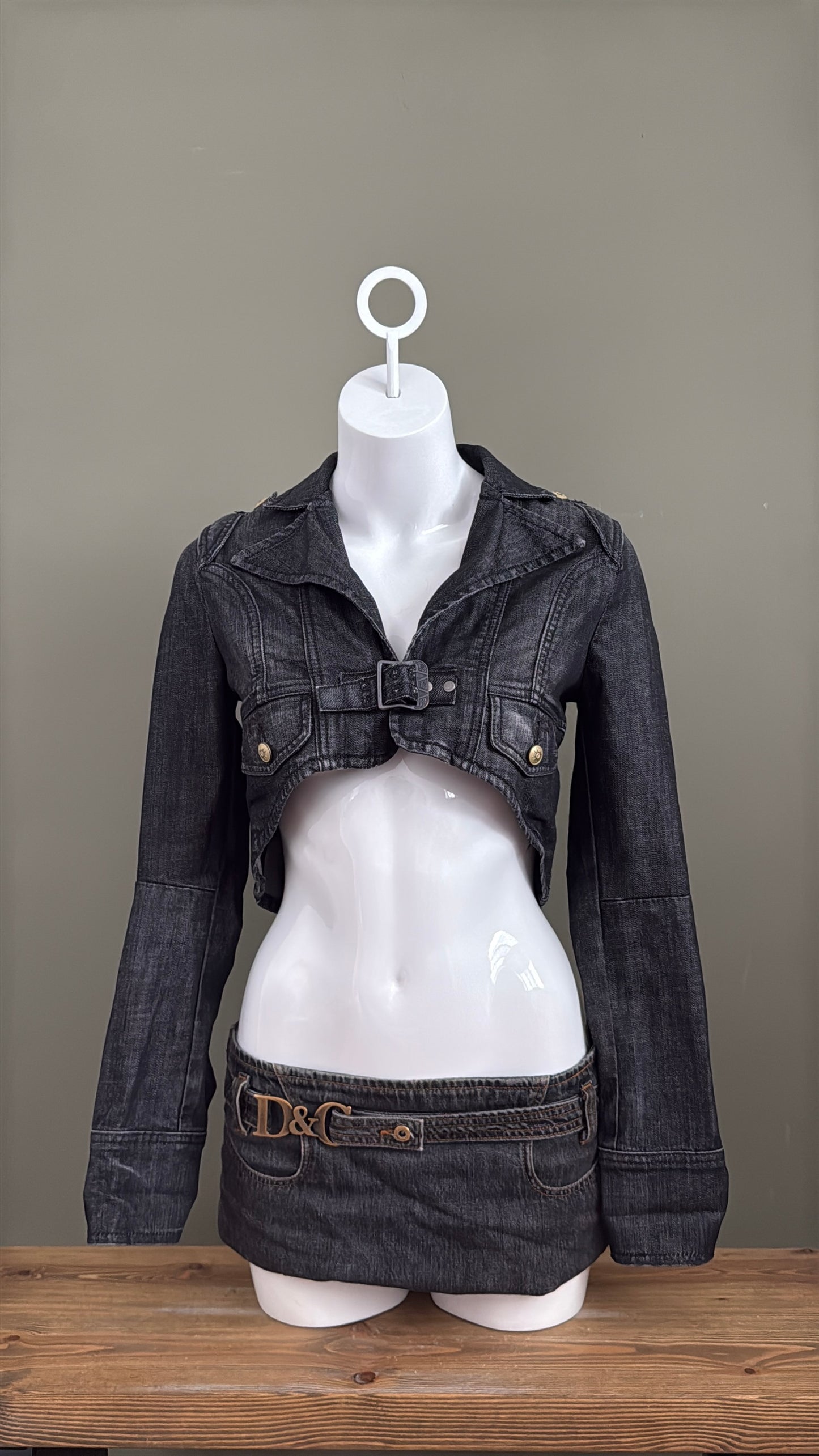 Tommy Hilfiger Cropped Denim Jacket (S)