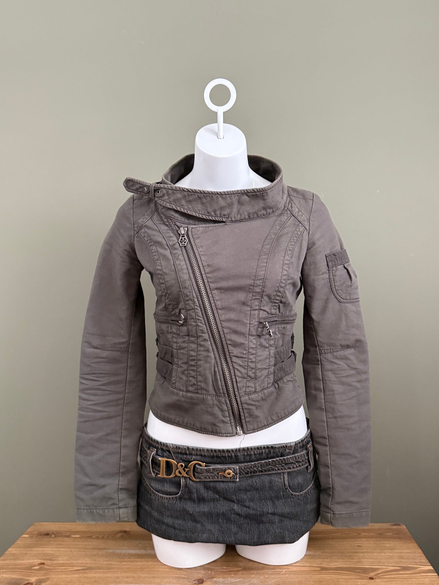 Diesel Cropped Utility Jacket (S)