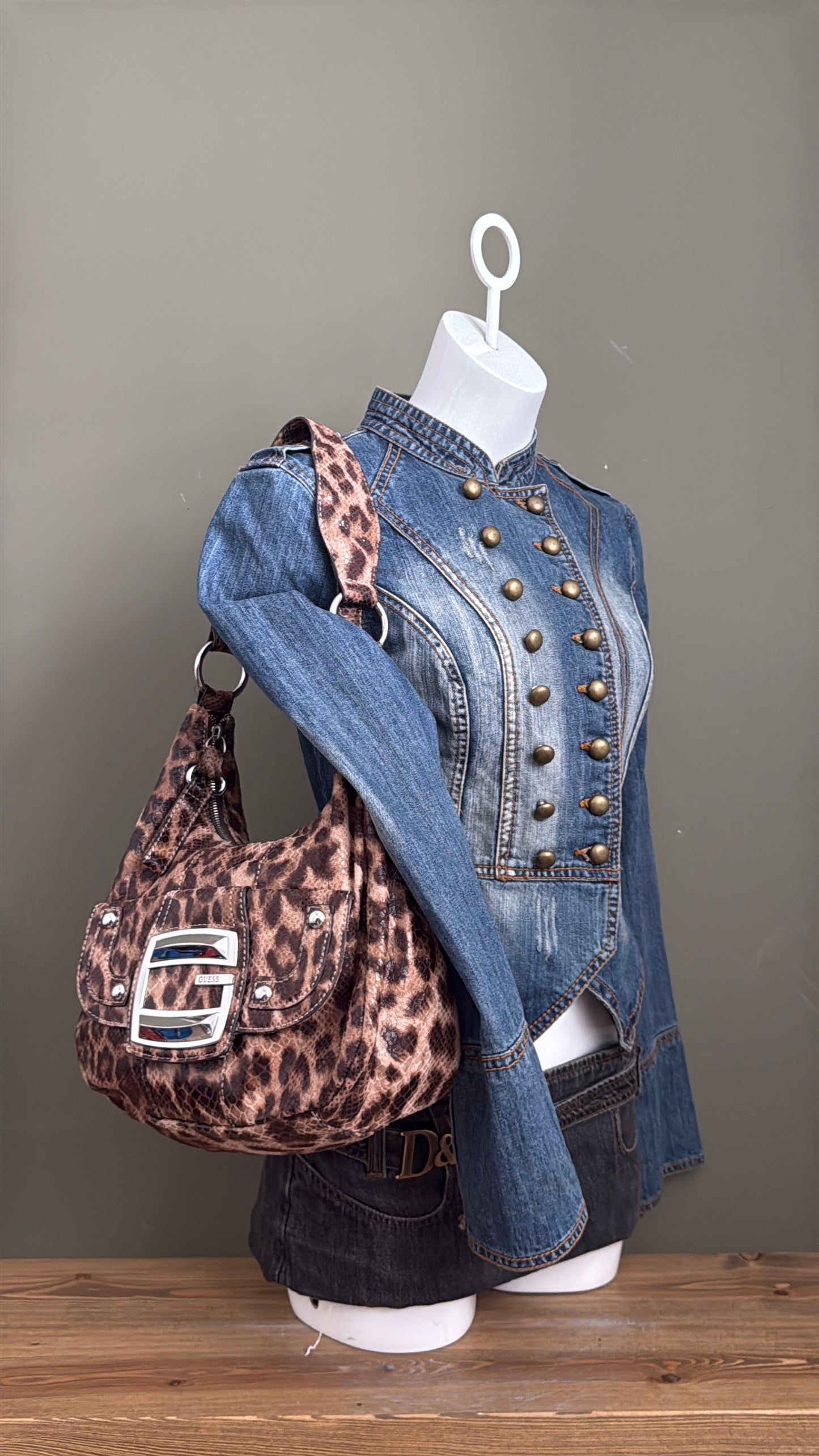 Guess Leopard Shoulder Bag