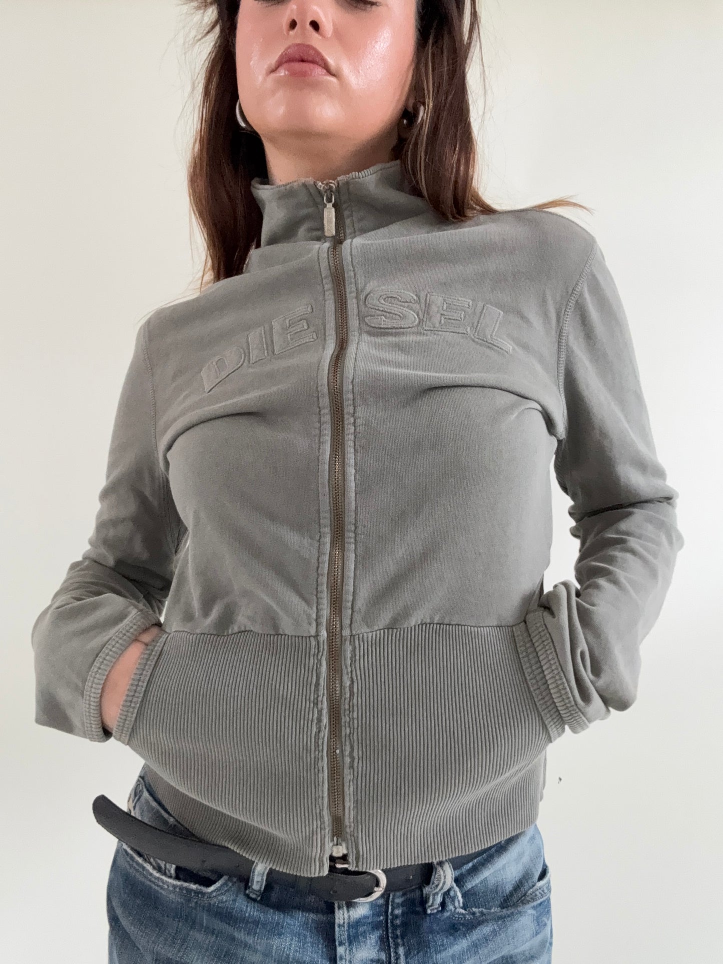 Deadstock Diesel Zip Jumper (L)