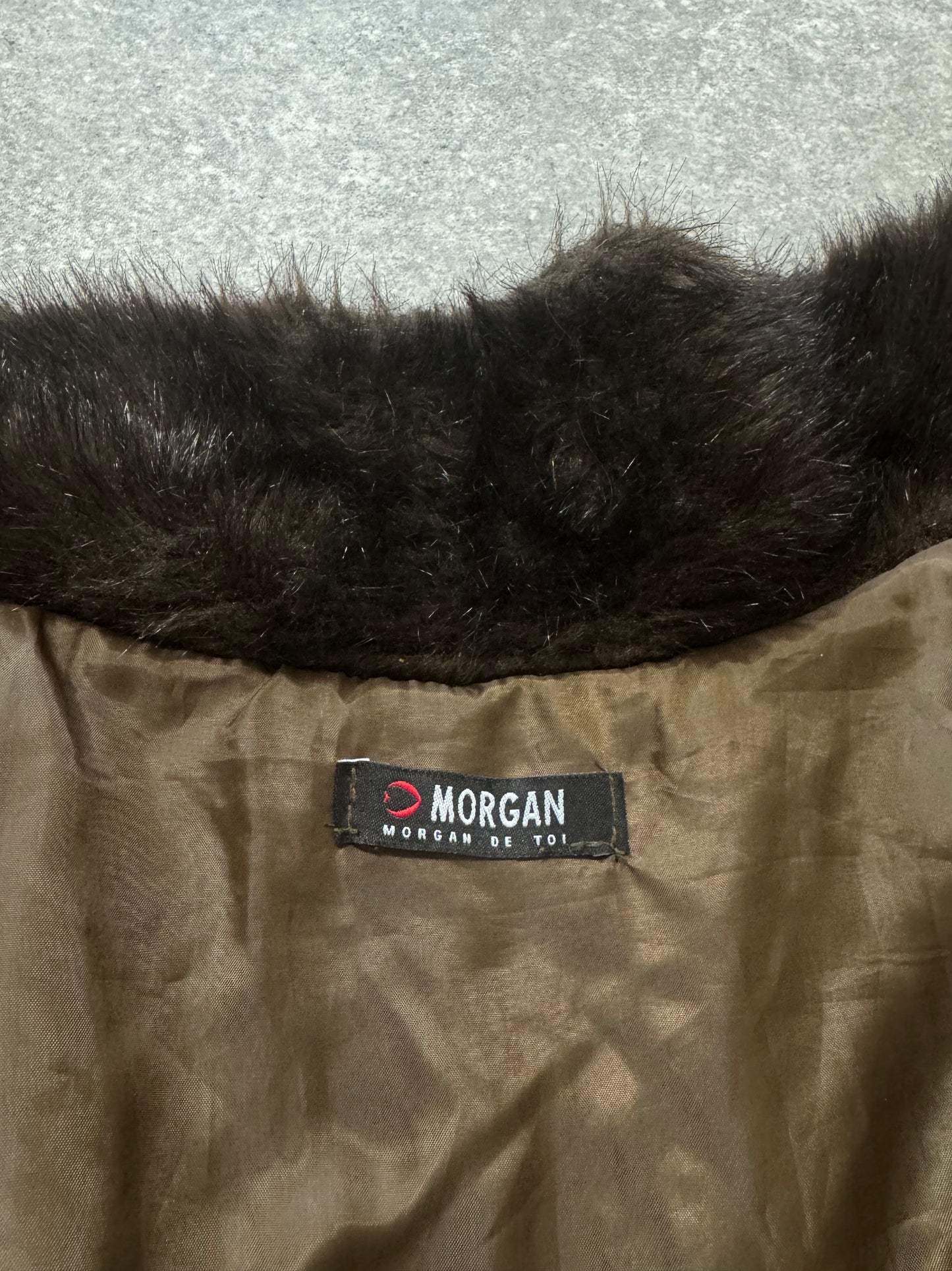 Morgan De Toi Faux Fur Bomber Jacket (M)