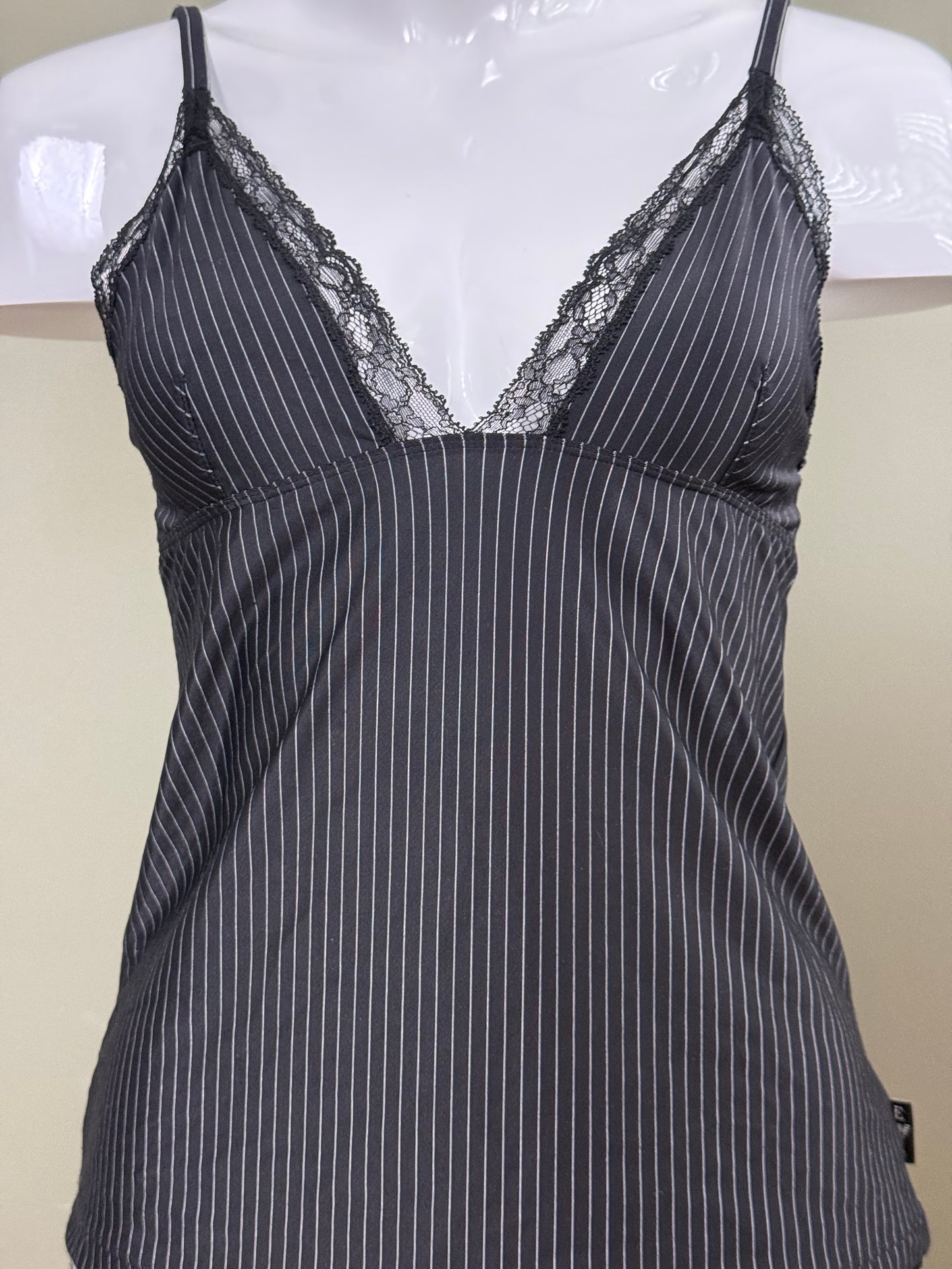 Emporio Armani Pinstripe Cami Top (M)