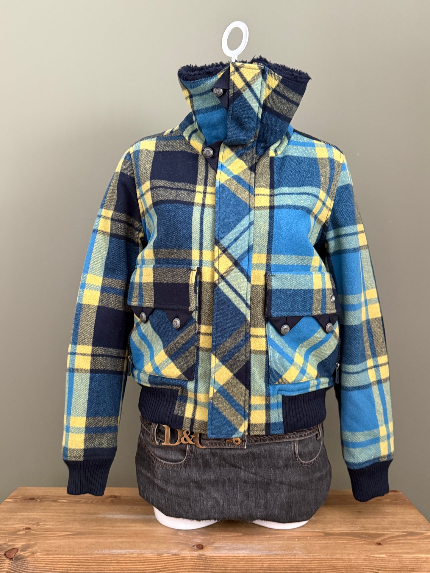 Diesel Tartan Wool Jacket (S)