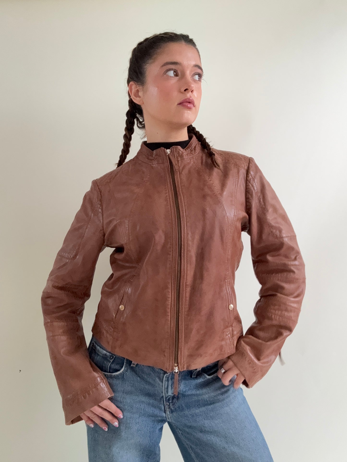 Hugo Boss Leather Jacket (M)