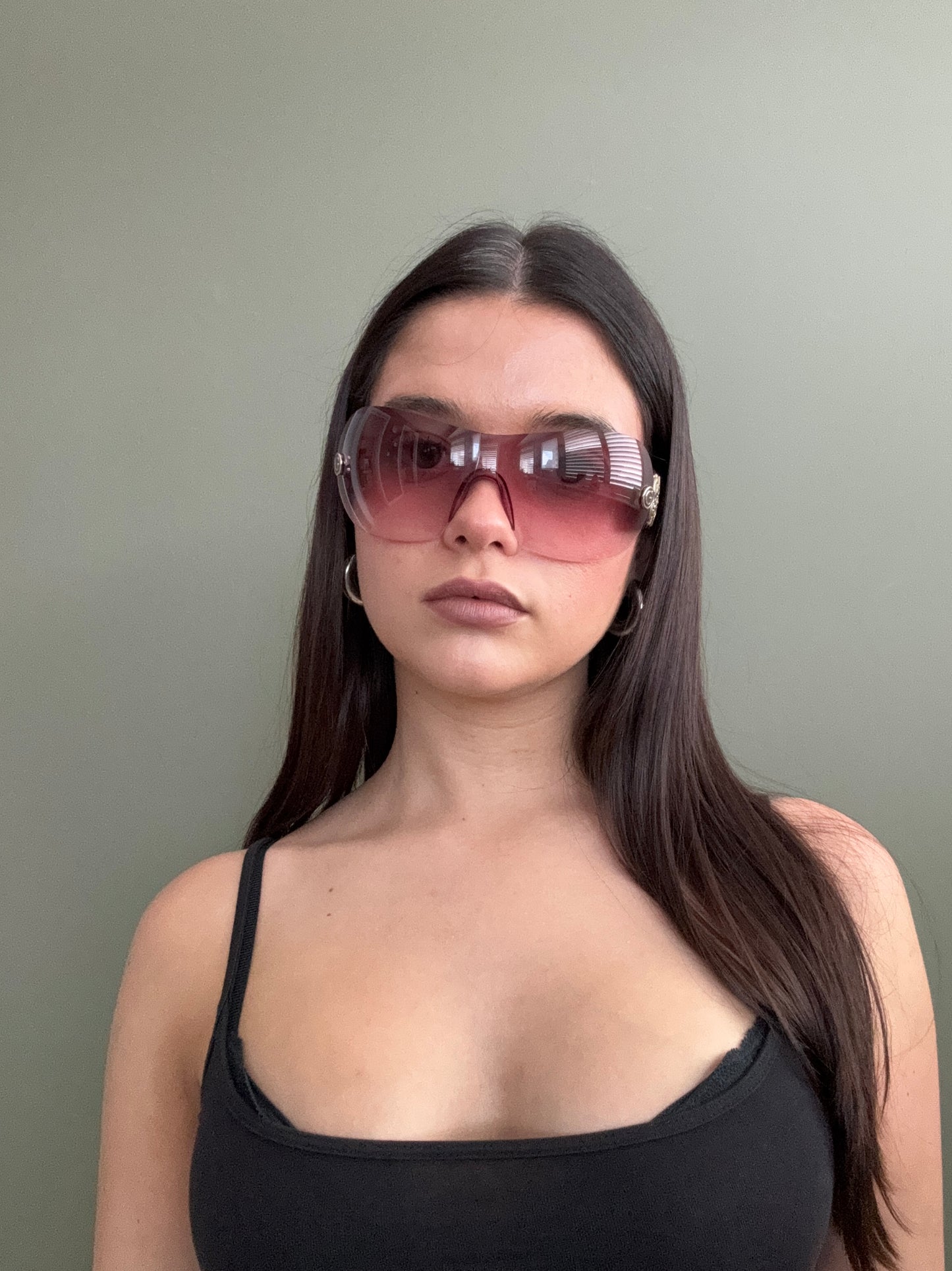 Guess Pink Shield Sunglasses