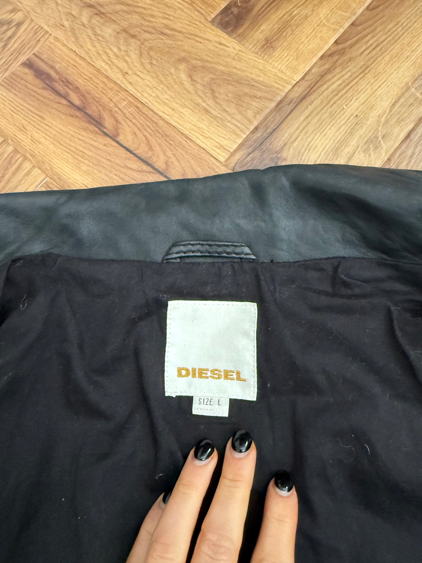 Diesel Leather Jacket (L)