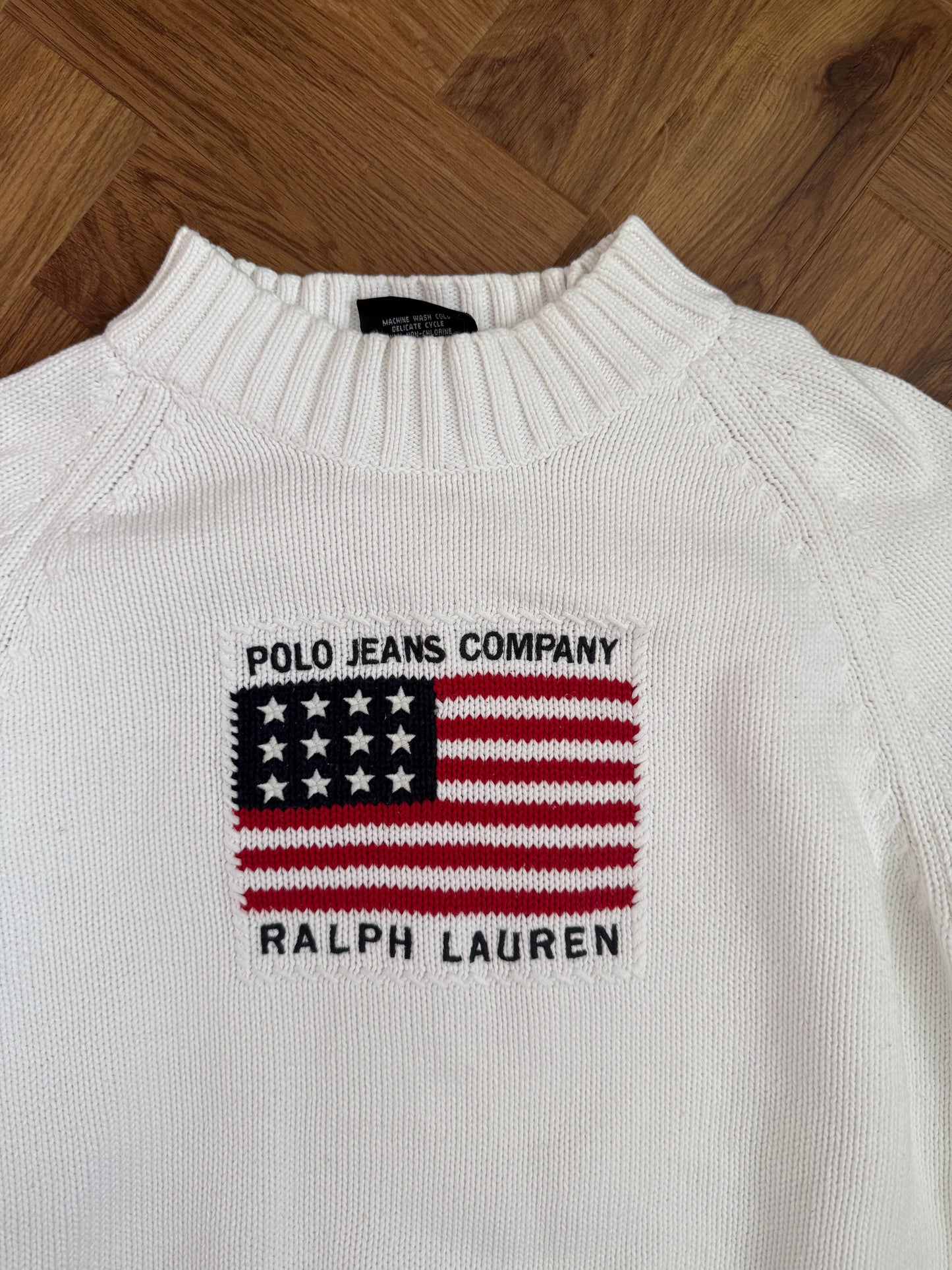 Ralph Lauren Flag Knit Jumper (L)