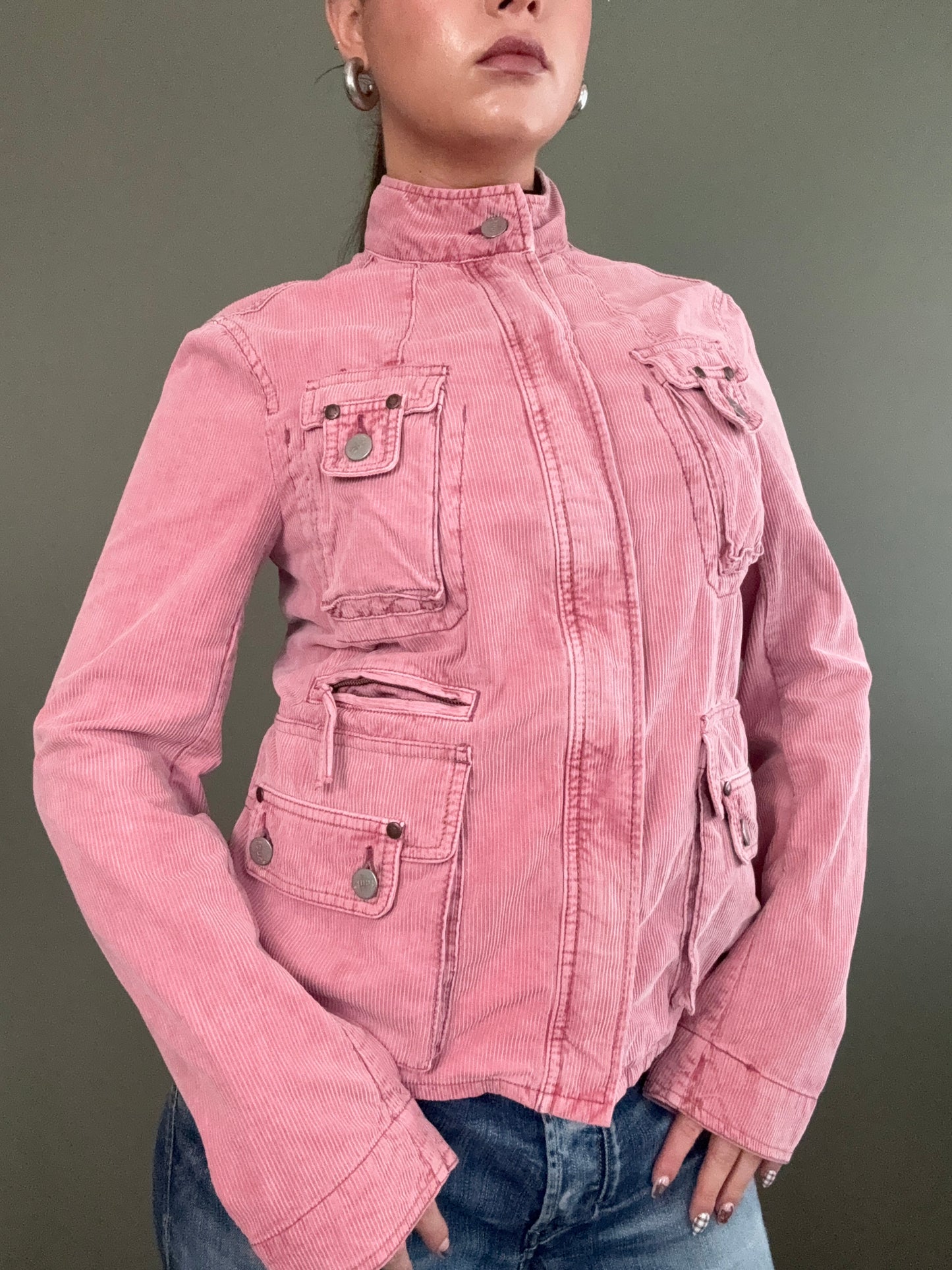 French Connection Pink Corduroy Jacket (UK8)