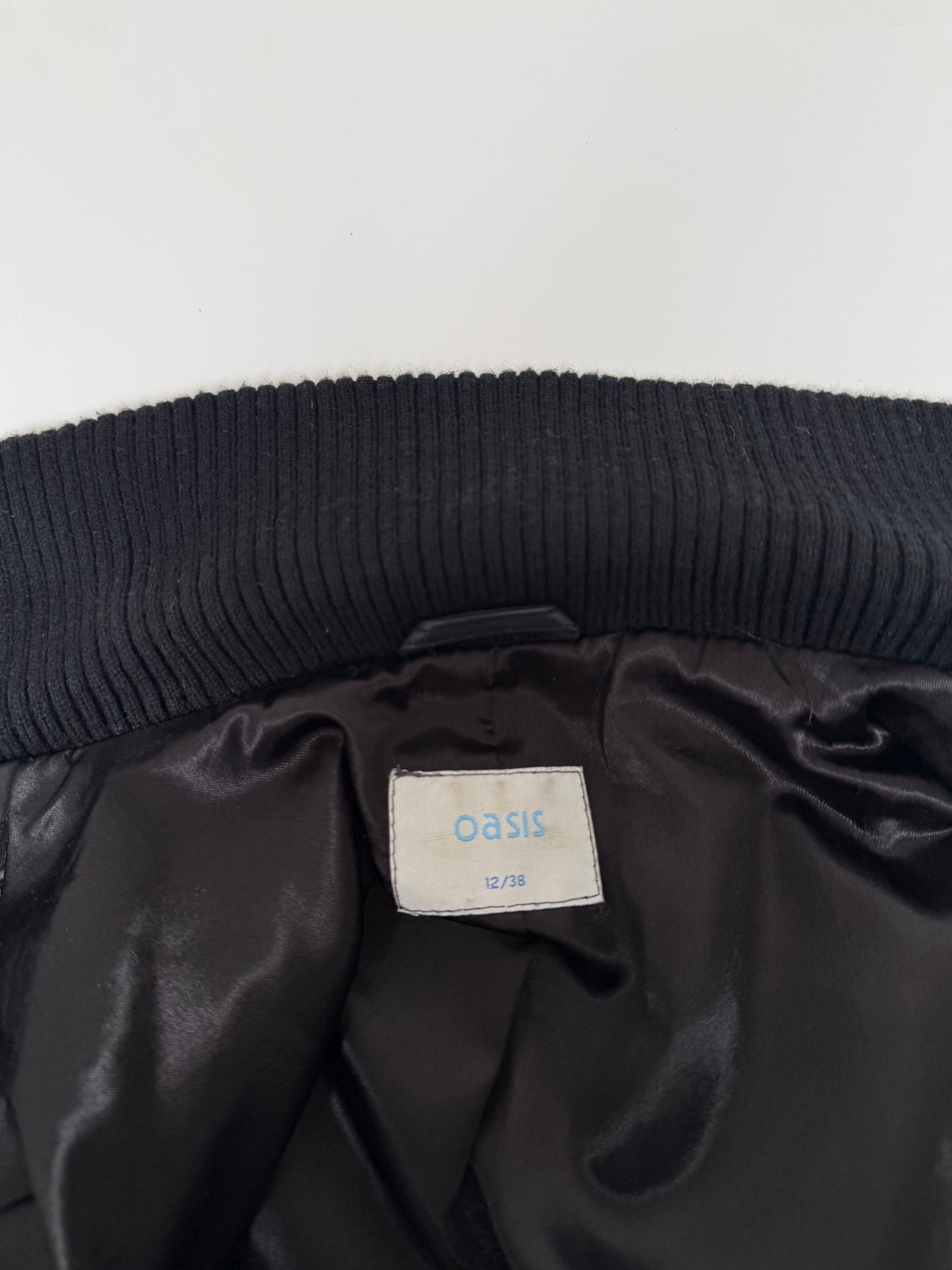 Oasis Leather Jacket (UK12)