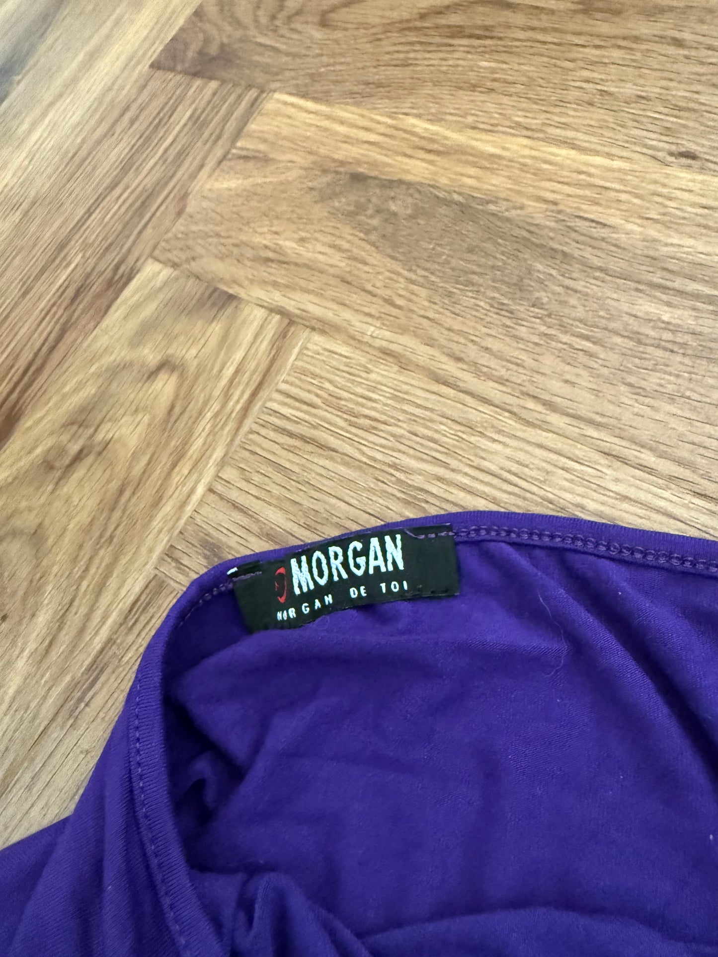 Morgan De Toi Purple Halterneck Top (S)