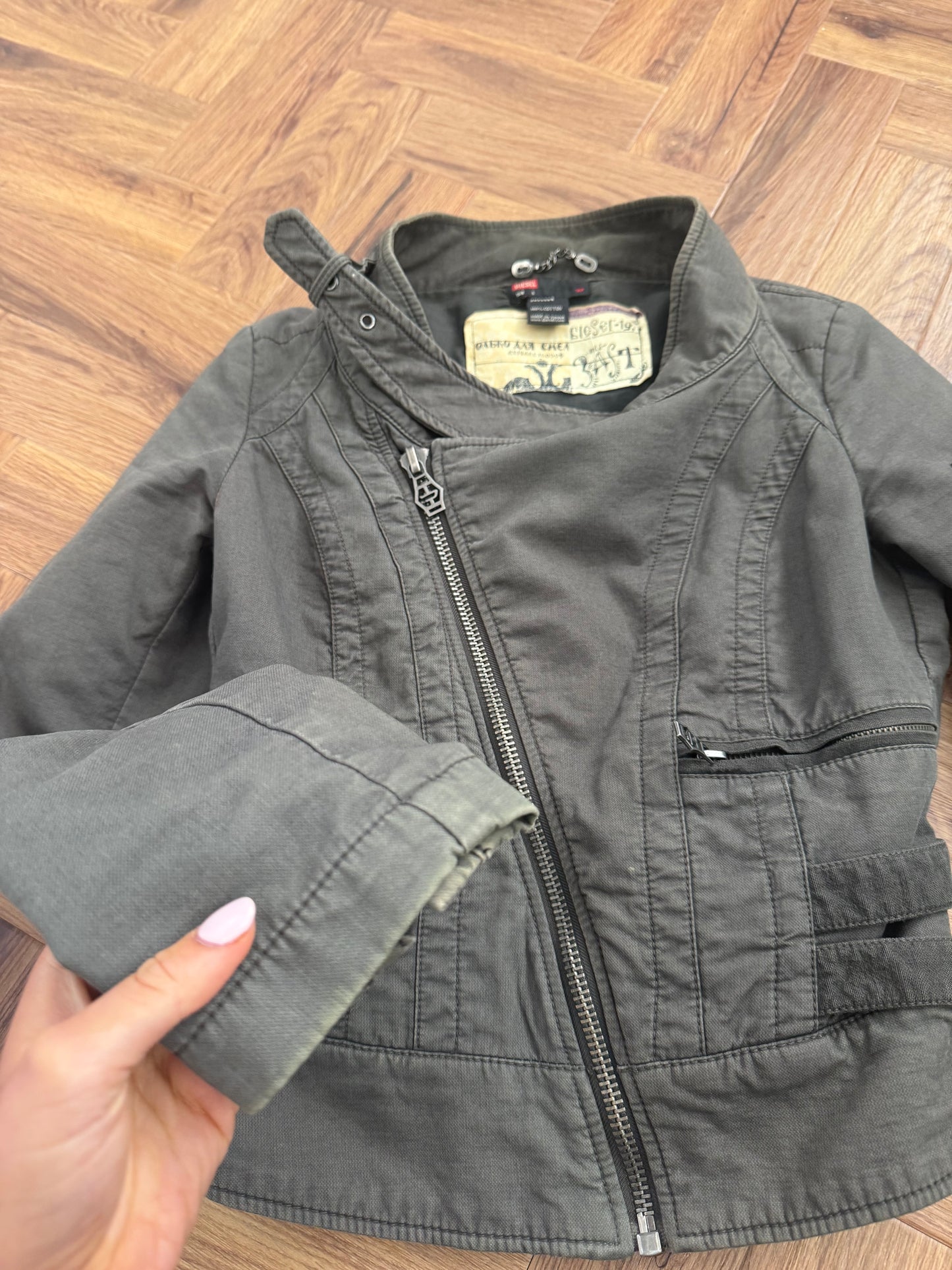 Diesel Cropped Utility Jacket (S)