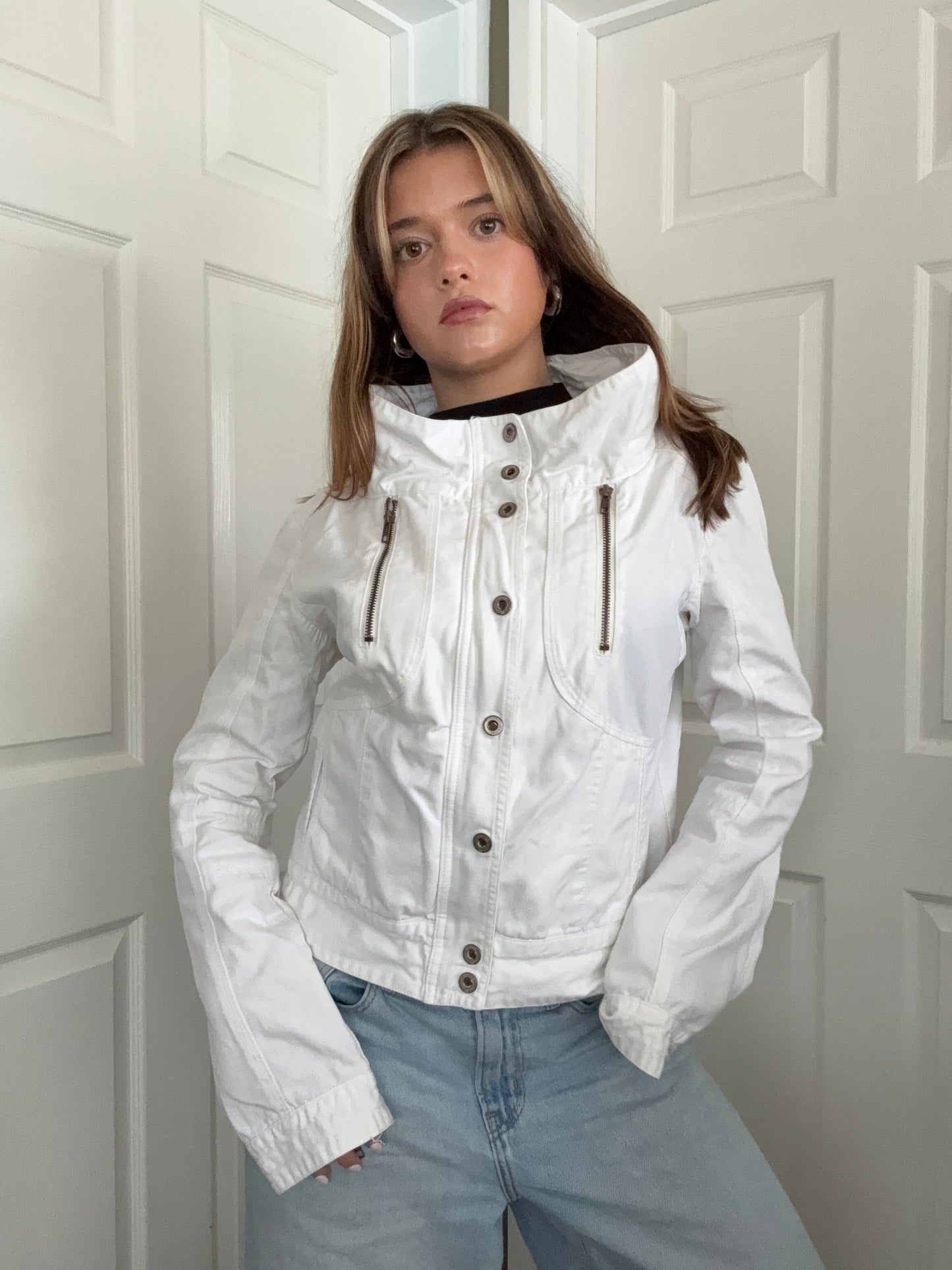 Funnel Neck Firetrap Jacket (L)
