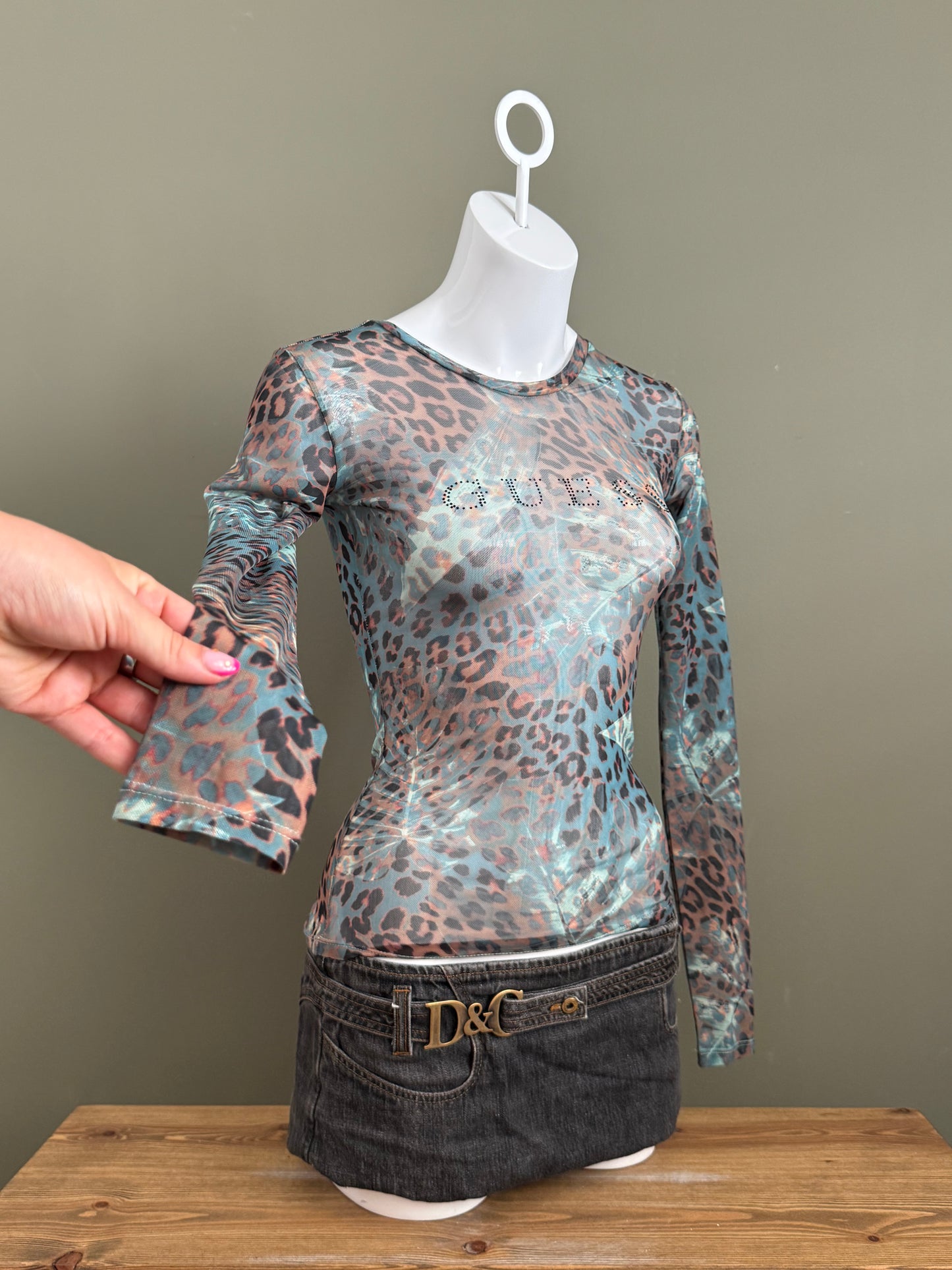 Guess Mesh Top (XS)