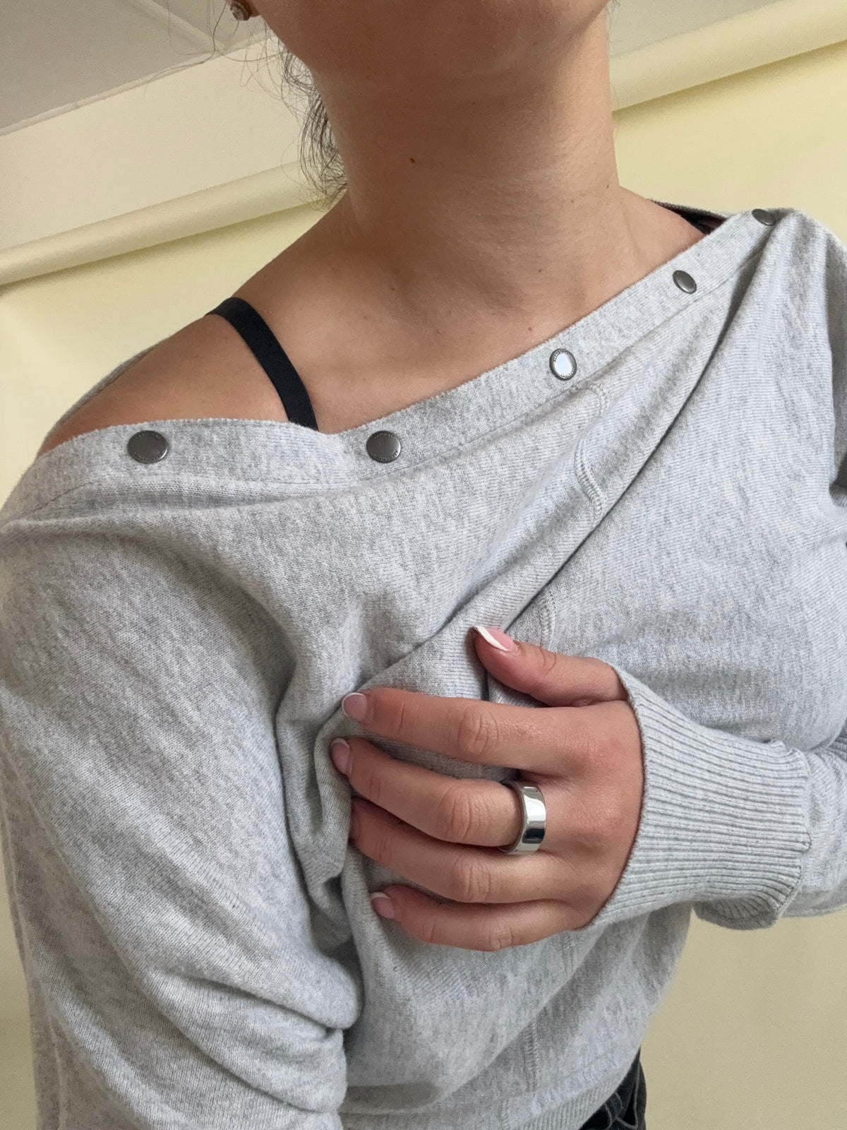 Allsaints Popper Batwing Jumper (XS)