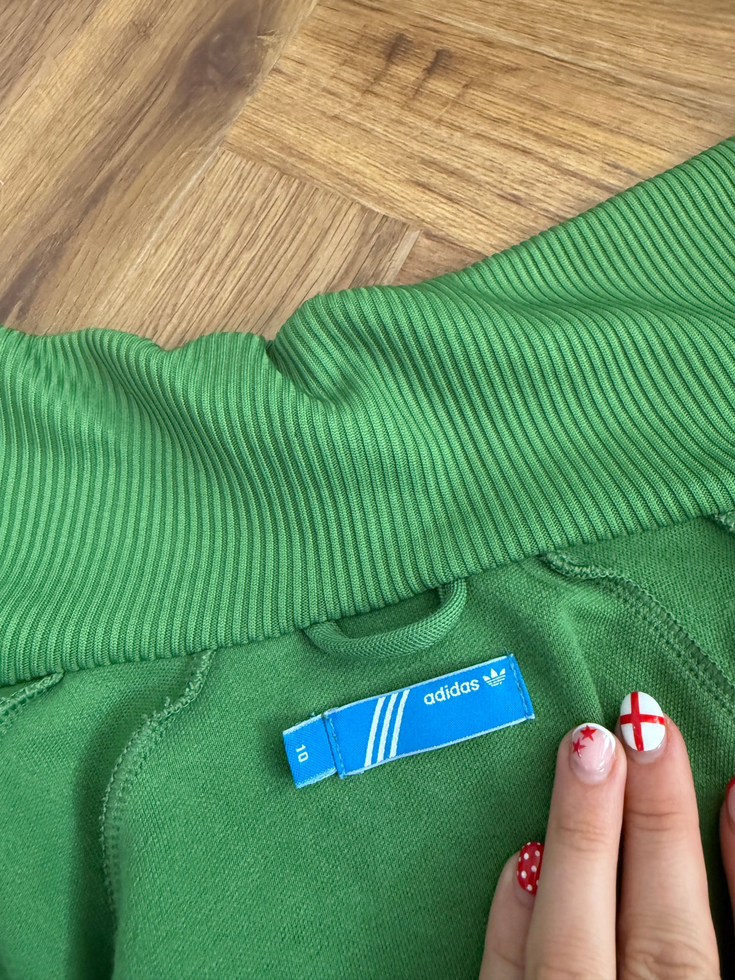 Adidas Green Bomber Jacket (UK10)