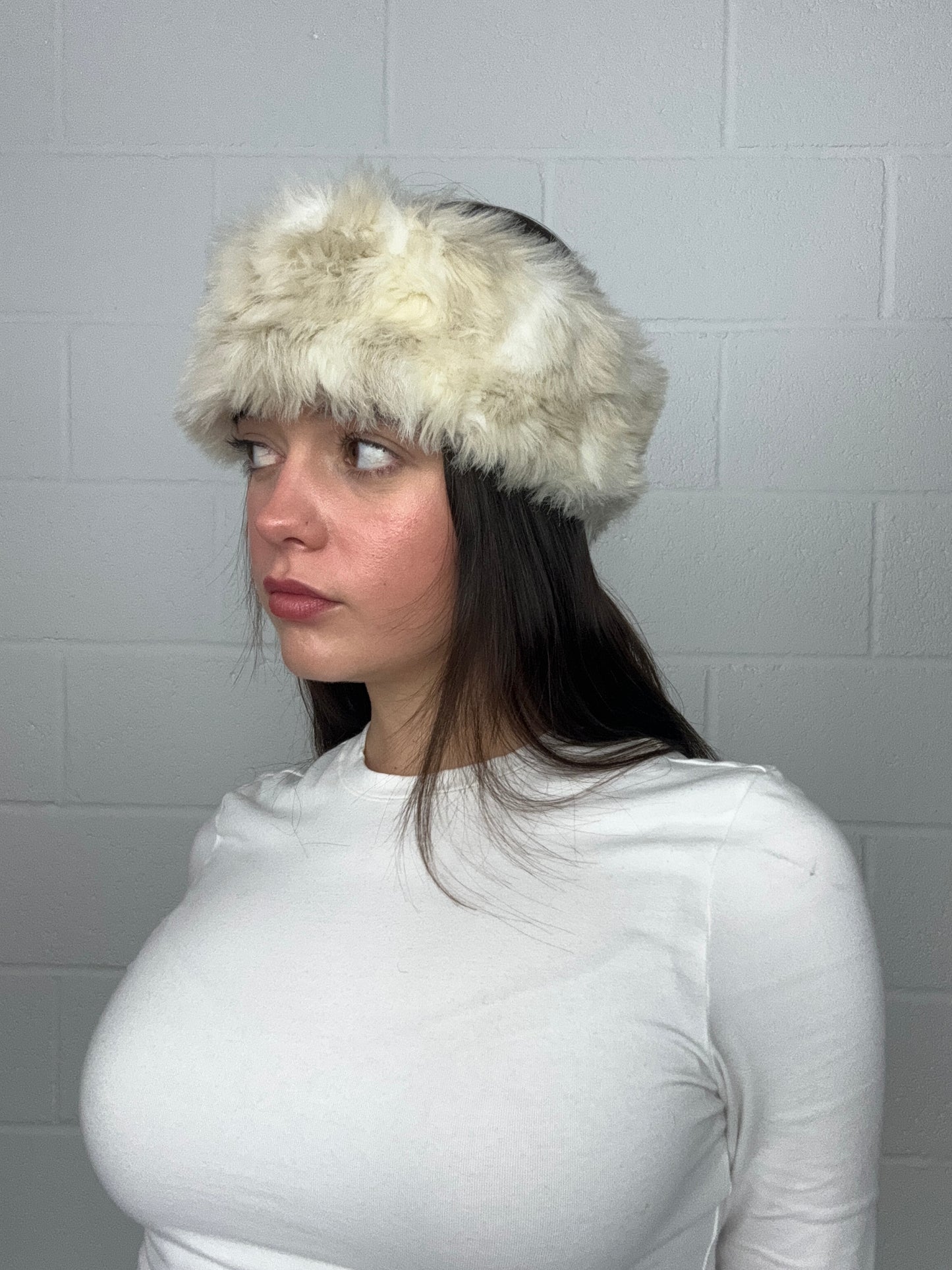 Faux Fur Headband Hat