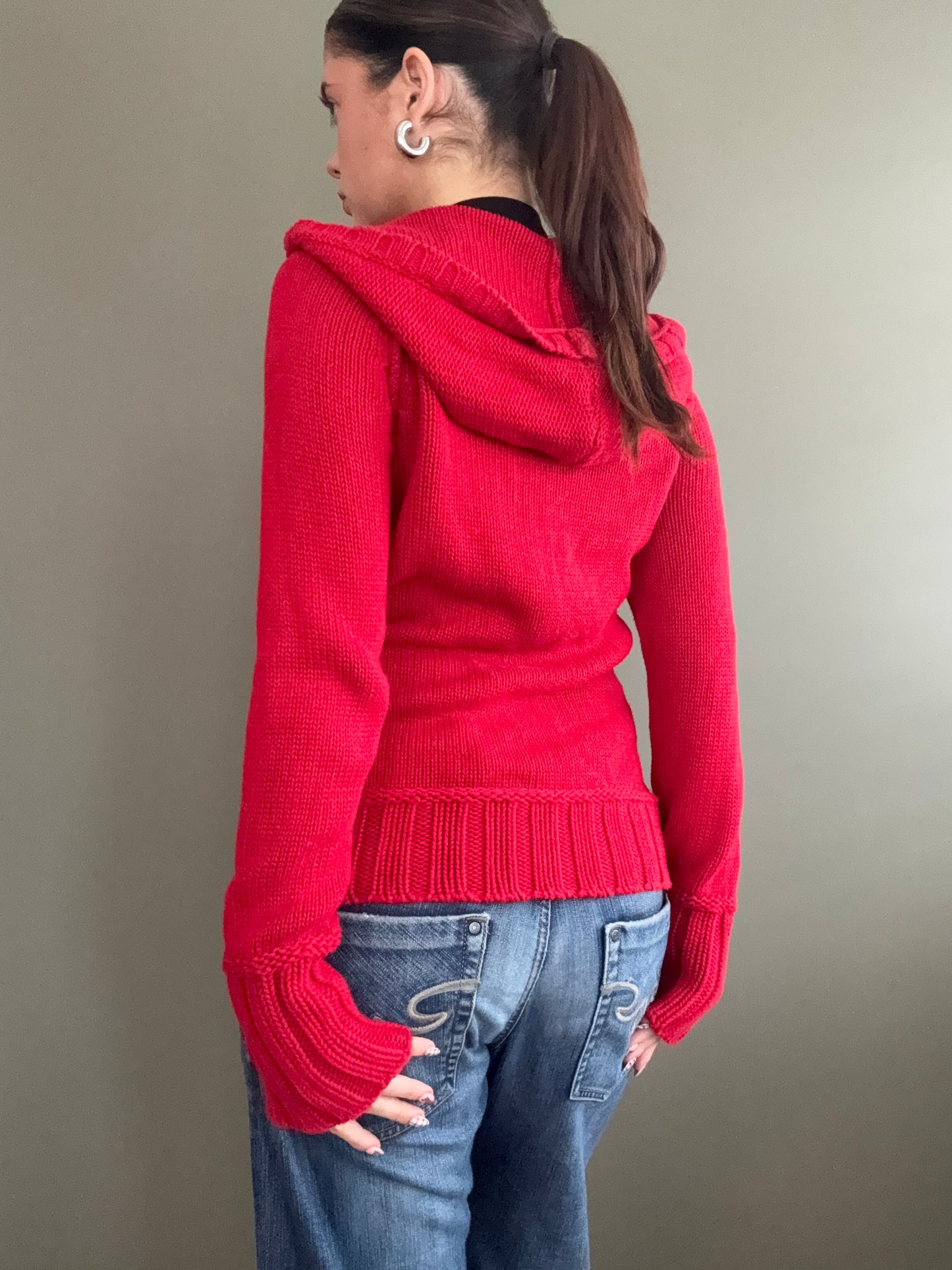 DKNY Knit Zip Jumper (L)