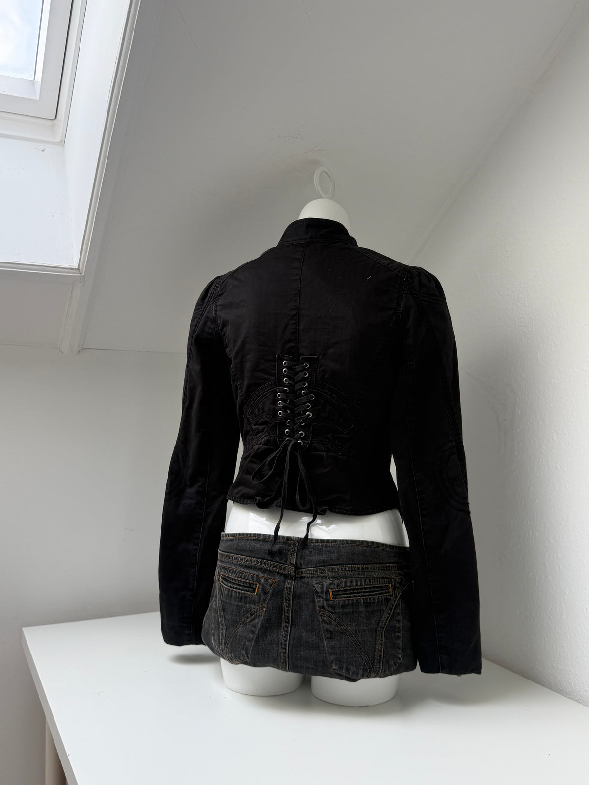 Asymmetric Utility Corset Jacket (UK10)