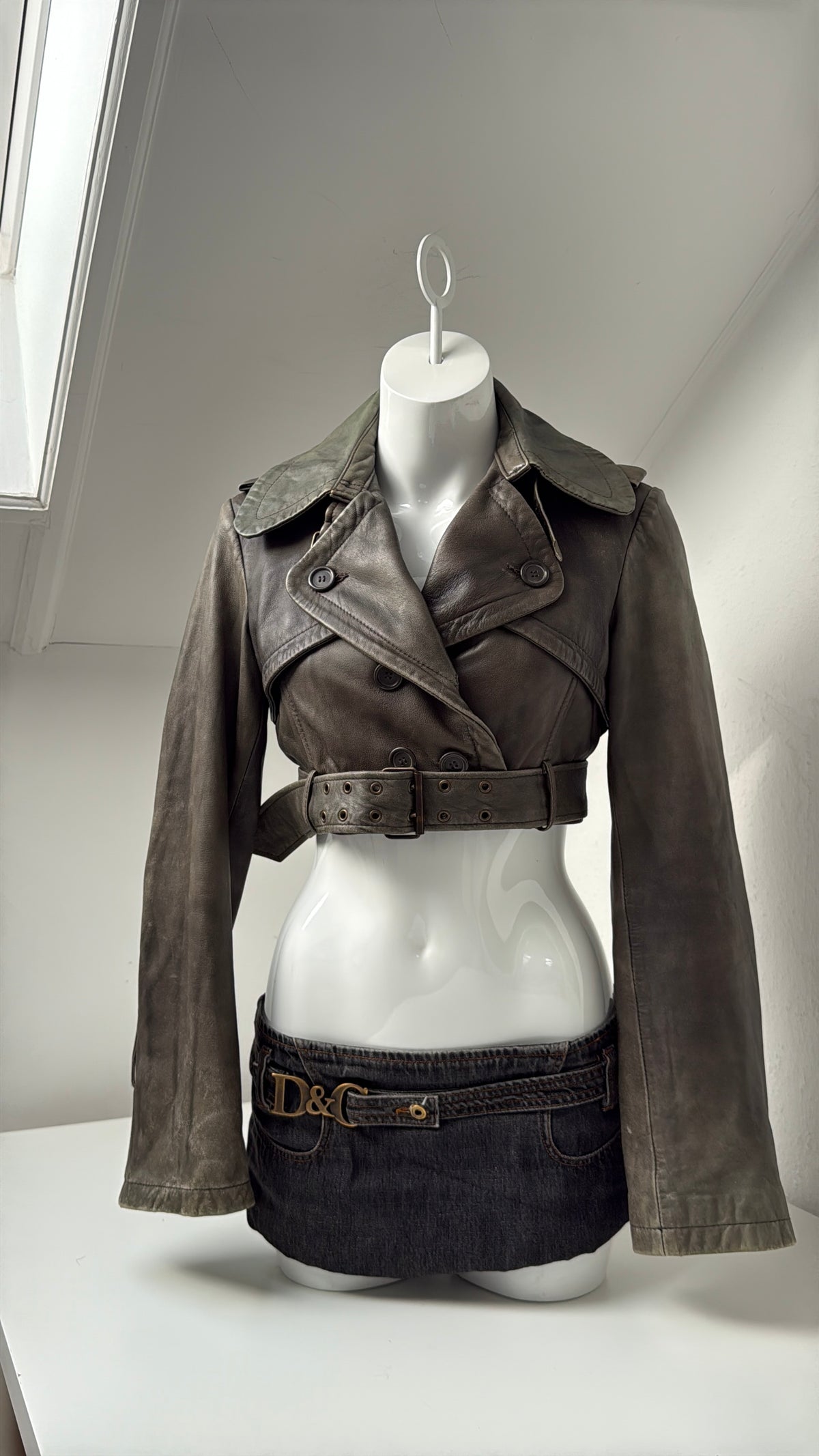 Allsaints 2 in 1 Leather Jacket (UK12)