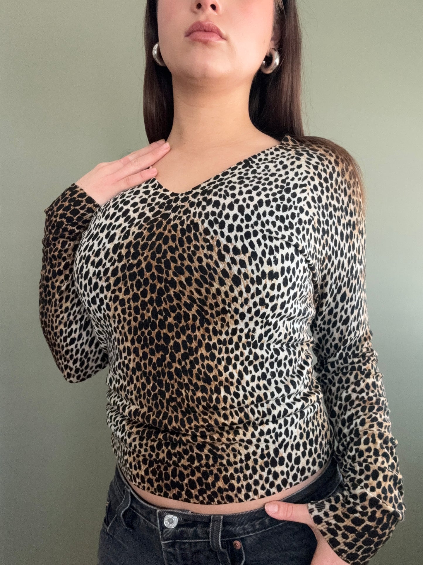 Dolce and Gabbana Leopard Jumper (S)