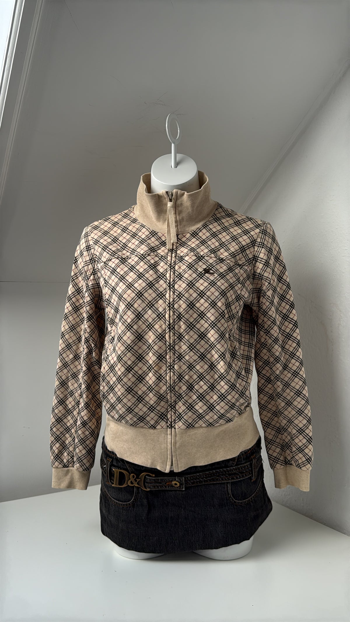 Burberry Vintage Zip Jumper (UK10)