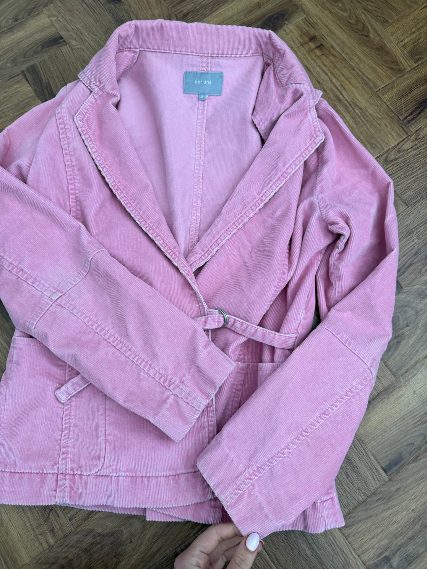 Pink Corduroy Jacket (UK8)