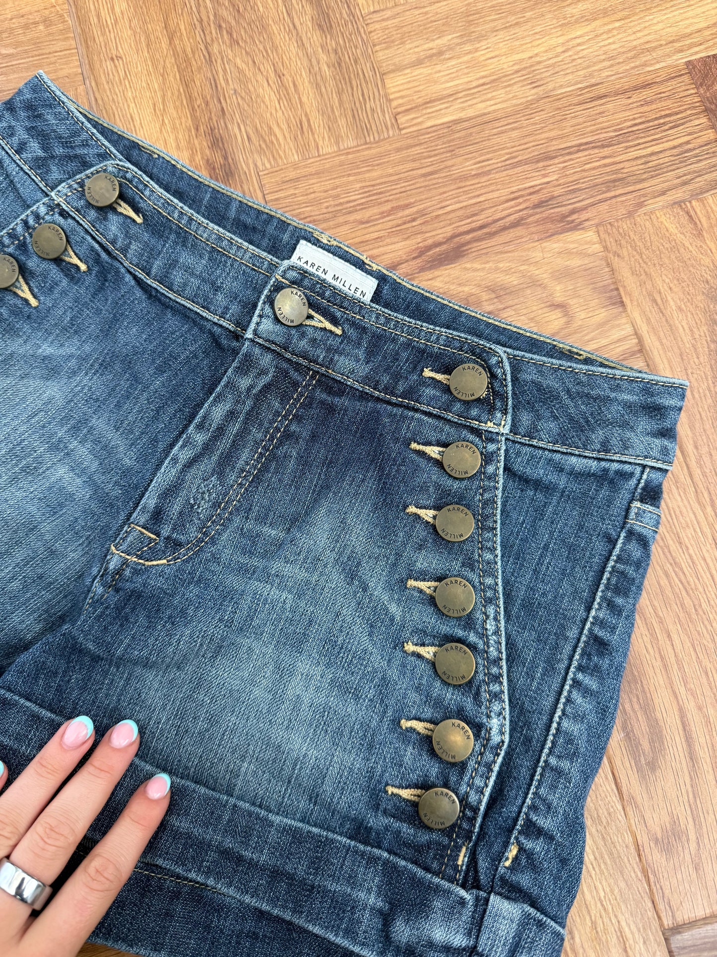 Karen Millen Denim Shorts (UK8)