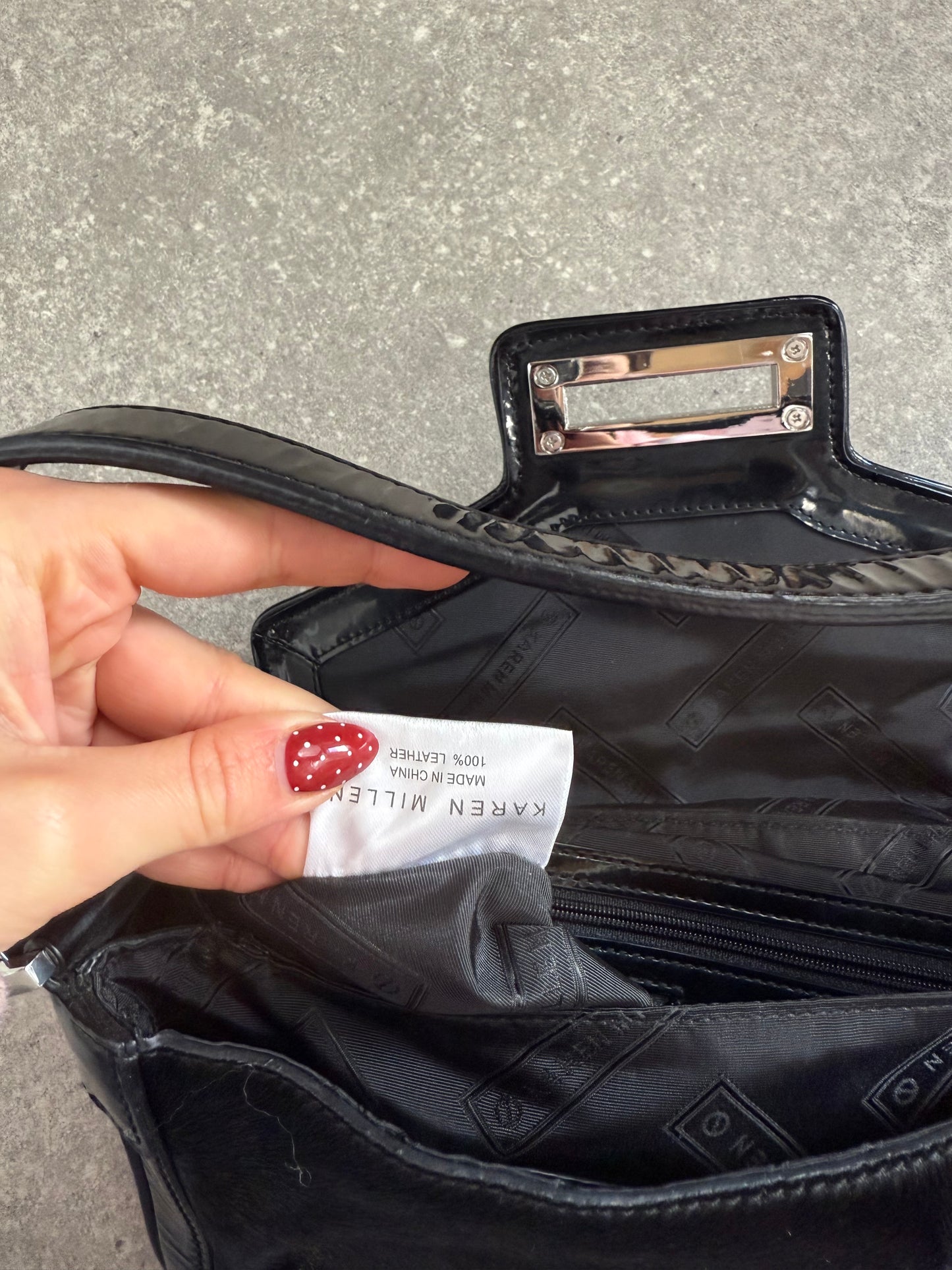 Karen Millen Leather Shoulder Bag