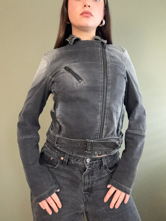 Diesel Denim Biker Jacket (S)
