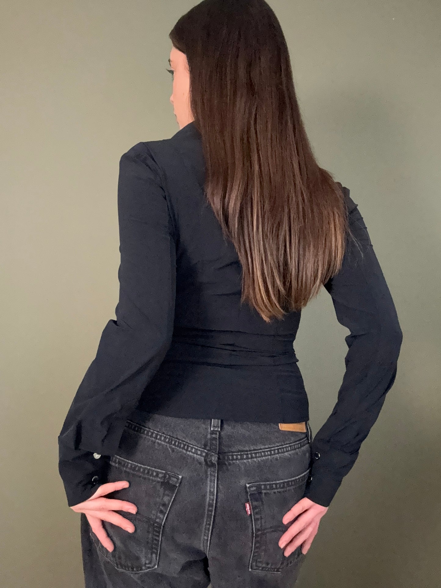 Karen Millen Zip Shirt (UK10)