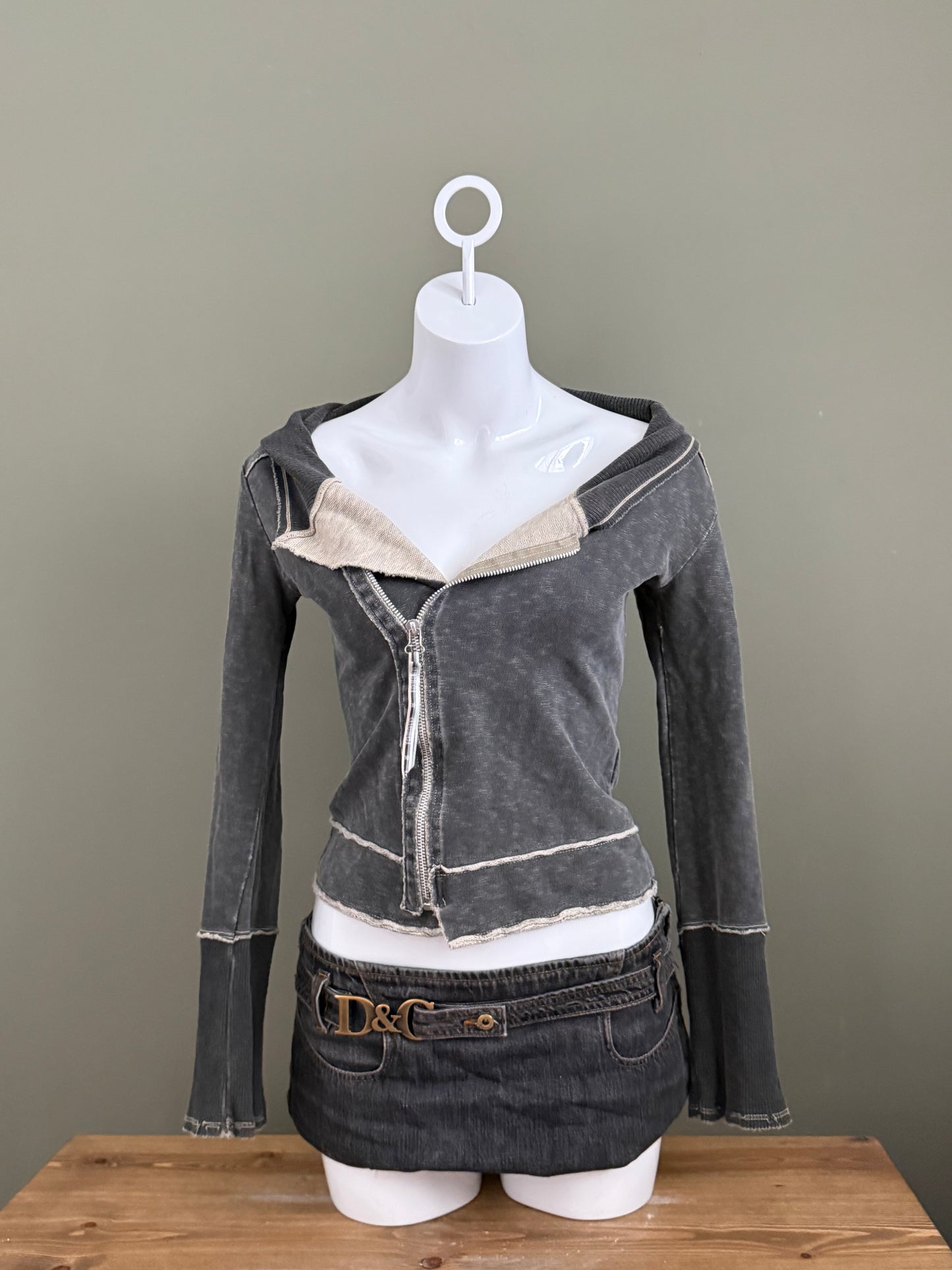 Diesel Asymmetric Zip Jumper (S)