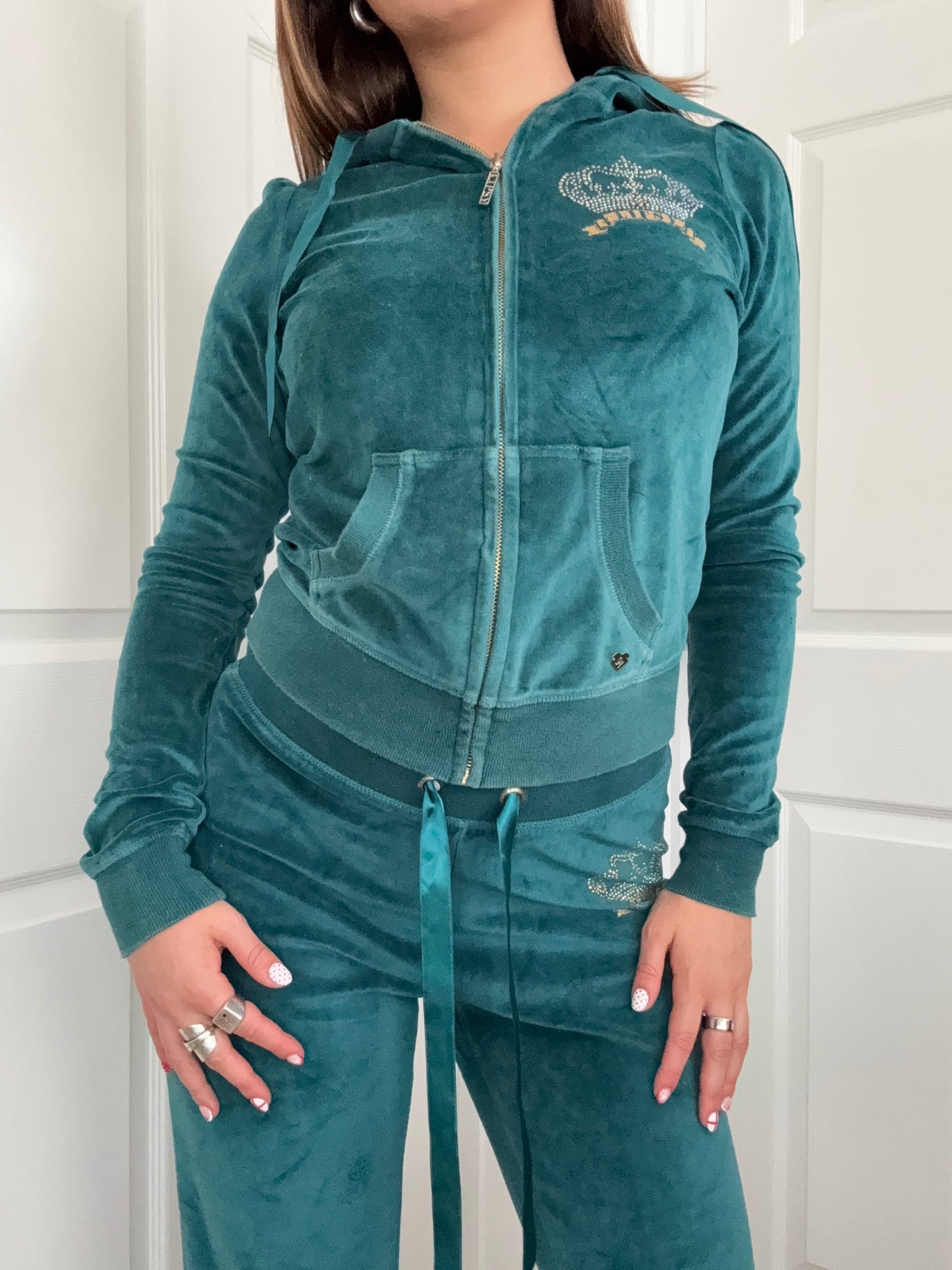 Lipsy Velour Tracksuit (UK10/12)