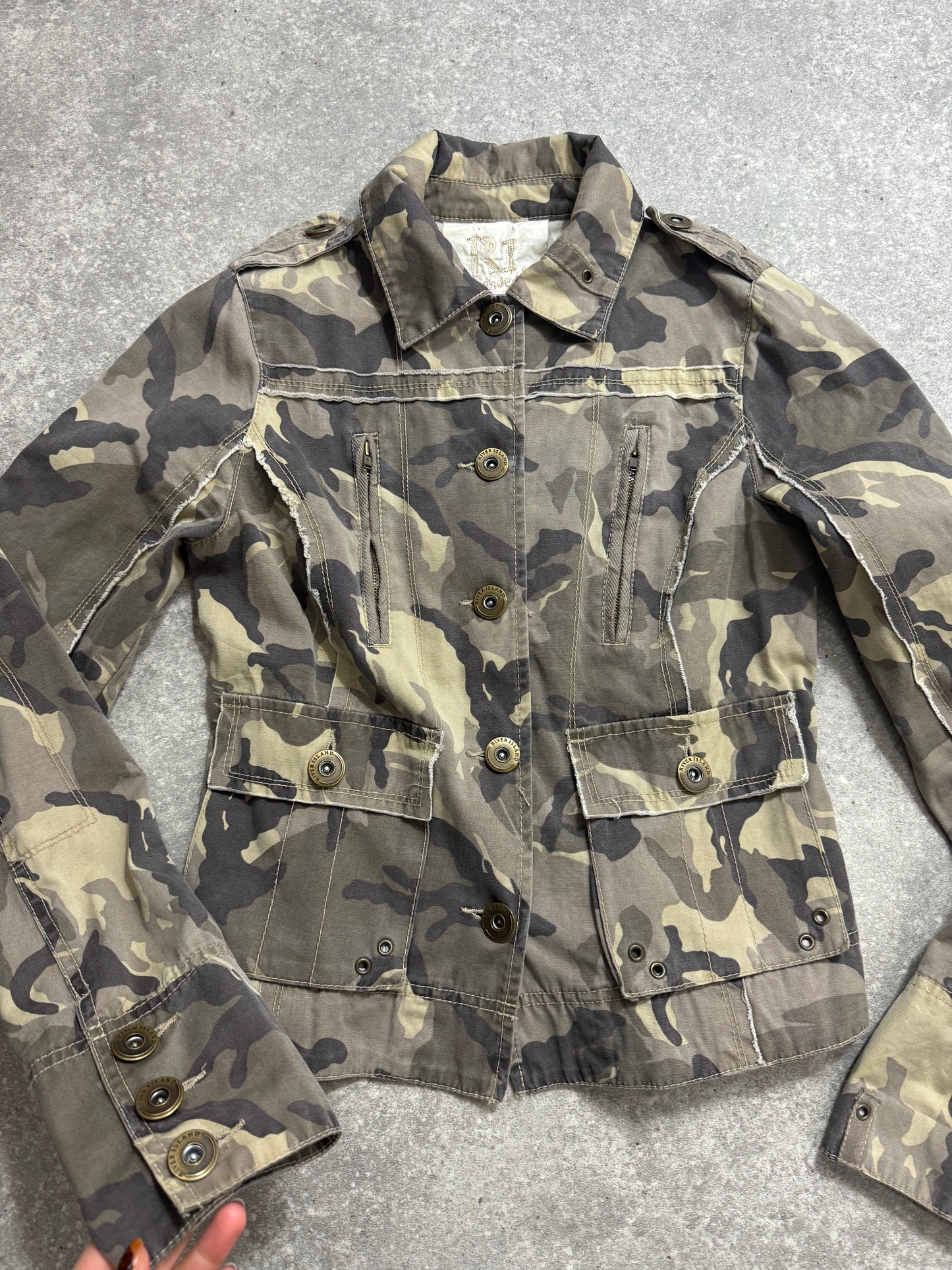 Camo Y2K Jacket (UK10)