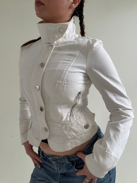 Karen Millen Funnel Neck Corset Jacket (UK8)