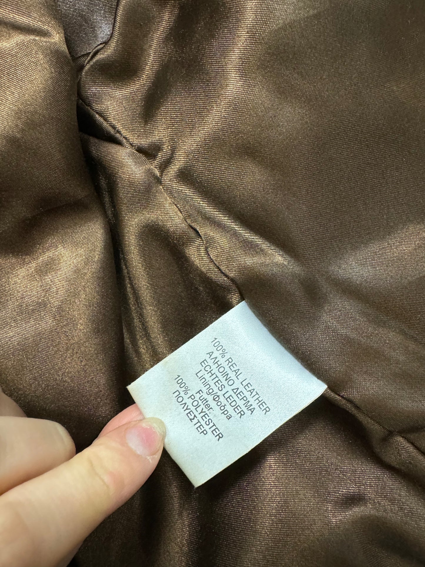 Vintage Brown Suede Jacket (UK12)