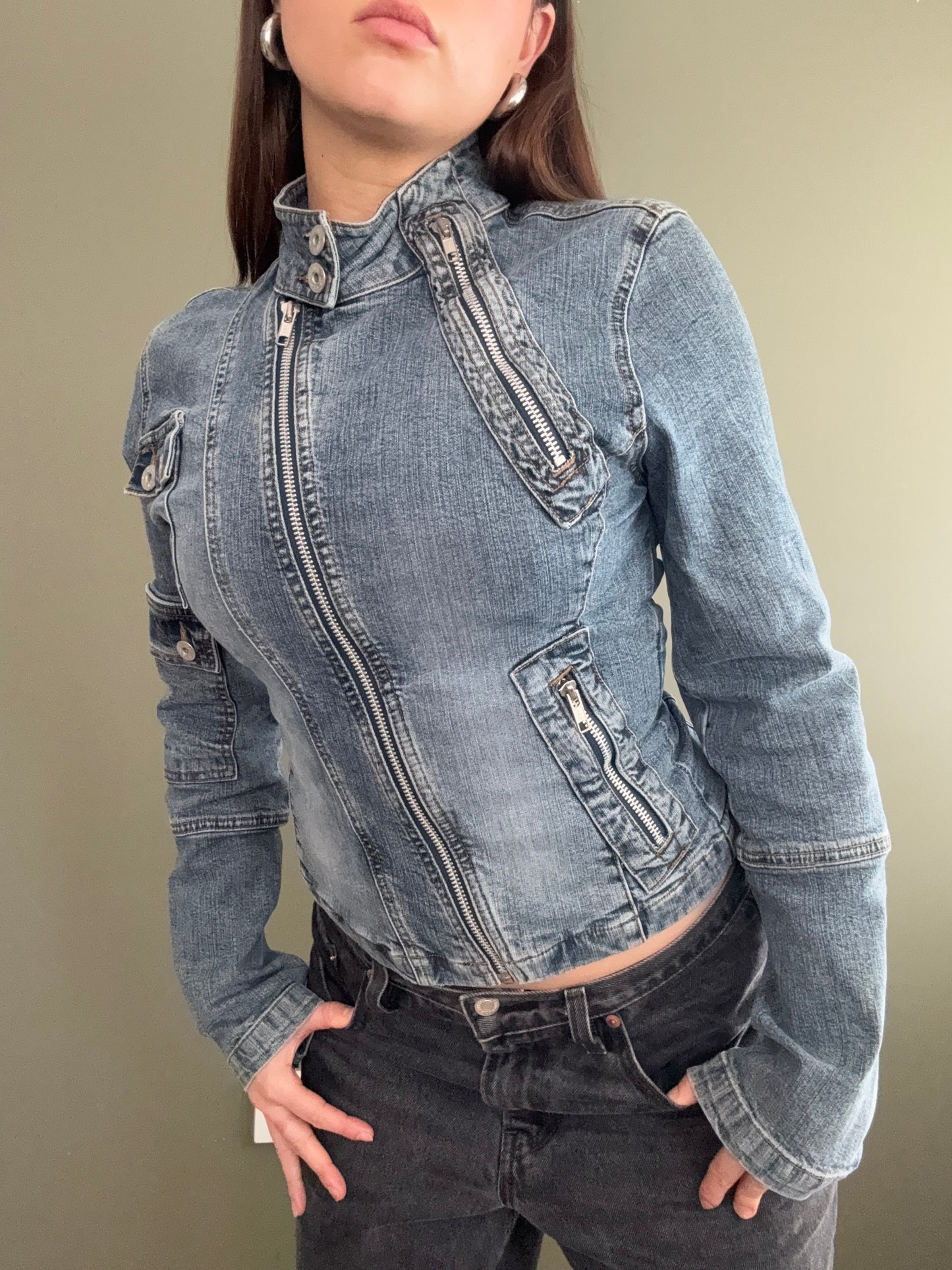 Fitted Denim Jacket (S)