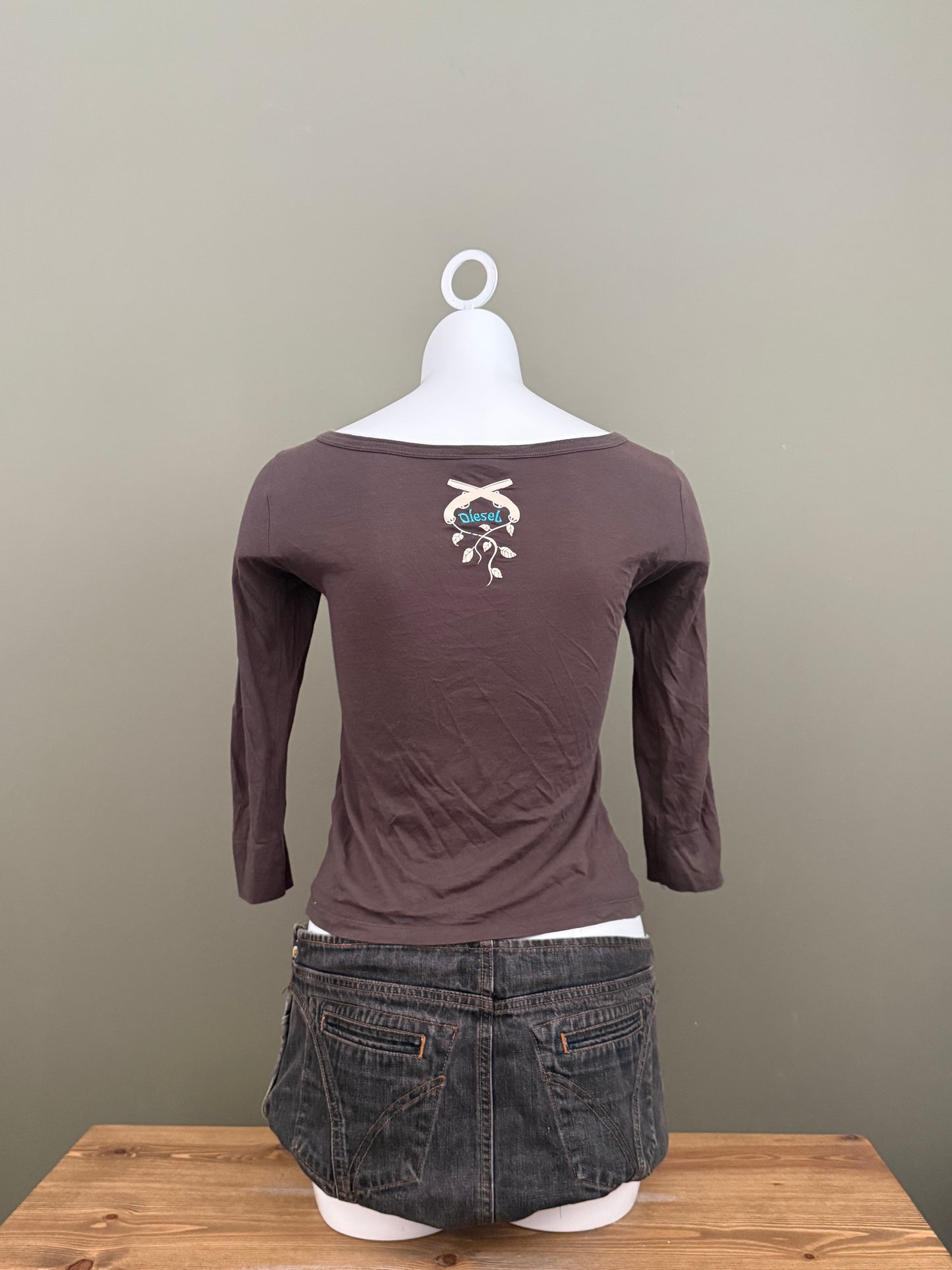 Diesel 3/4 Sleeve Top (S)