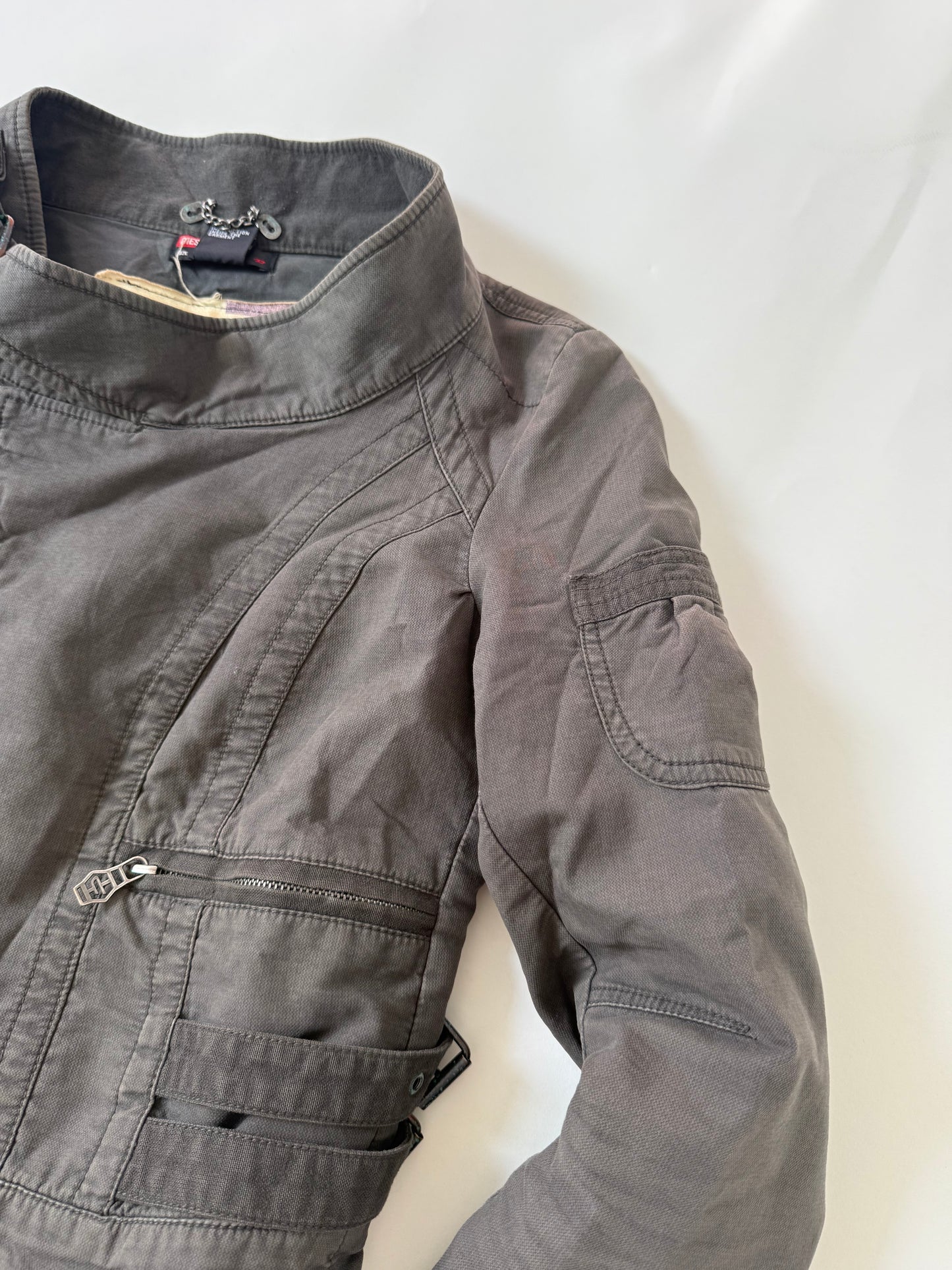 Diesel Cropped Utility Jacket (M)