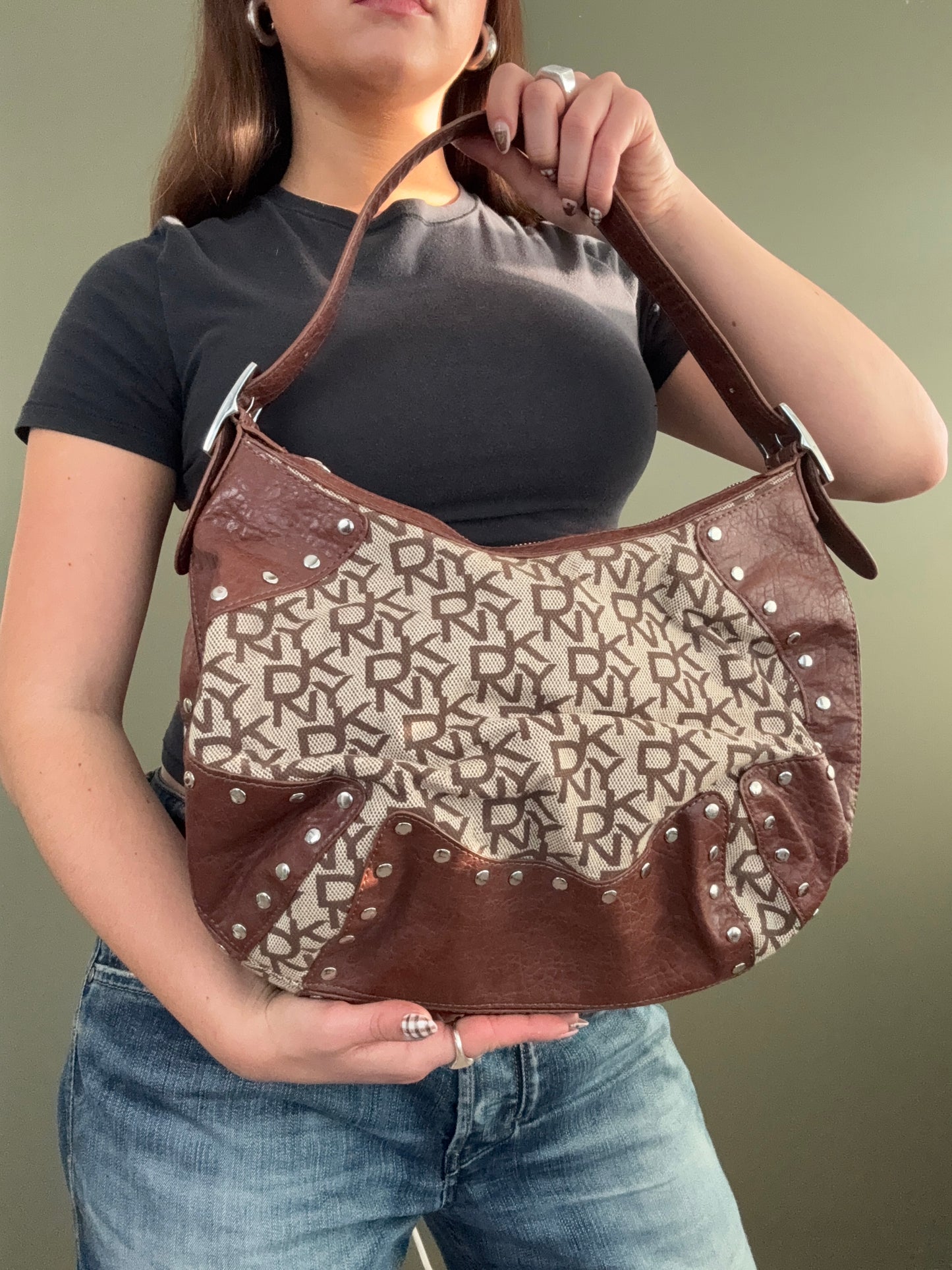 DKNY Studded Handbag