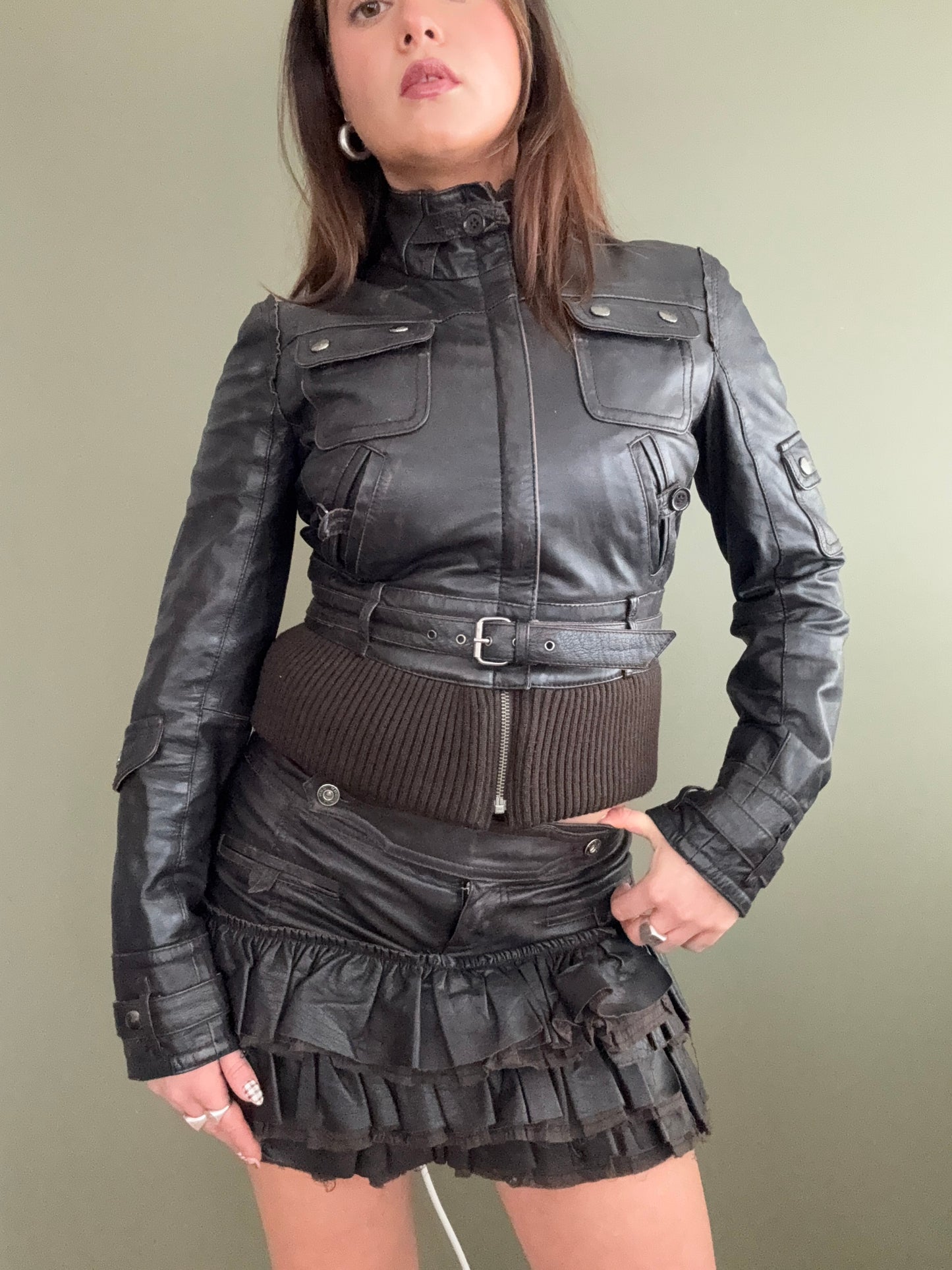 Leather Two Piece Set (S)