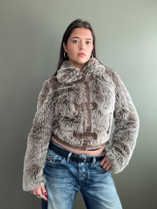 Faux Fur Jacket (UK10)
