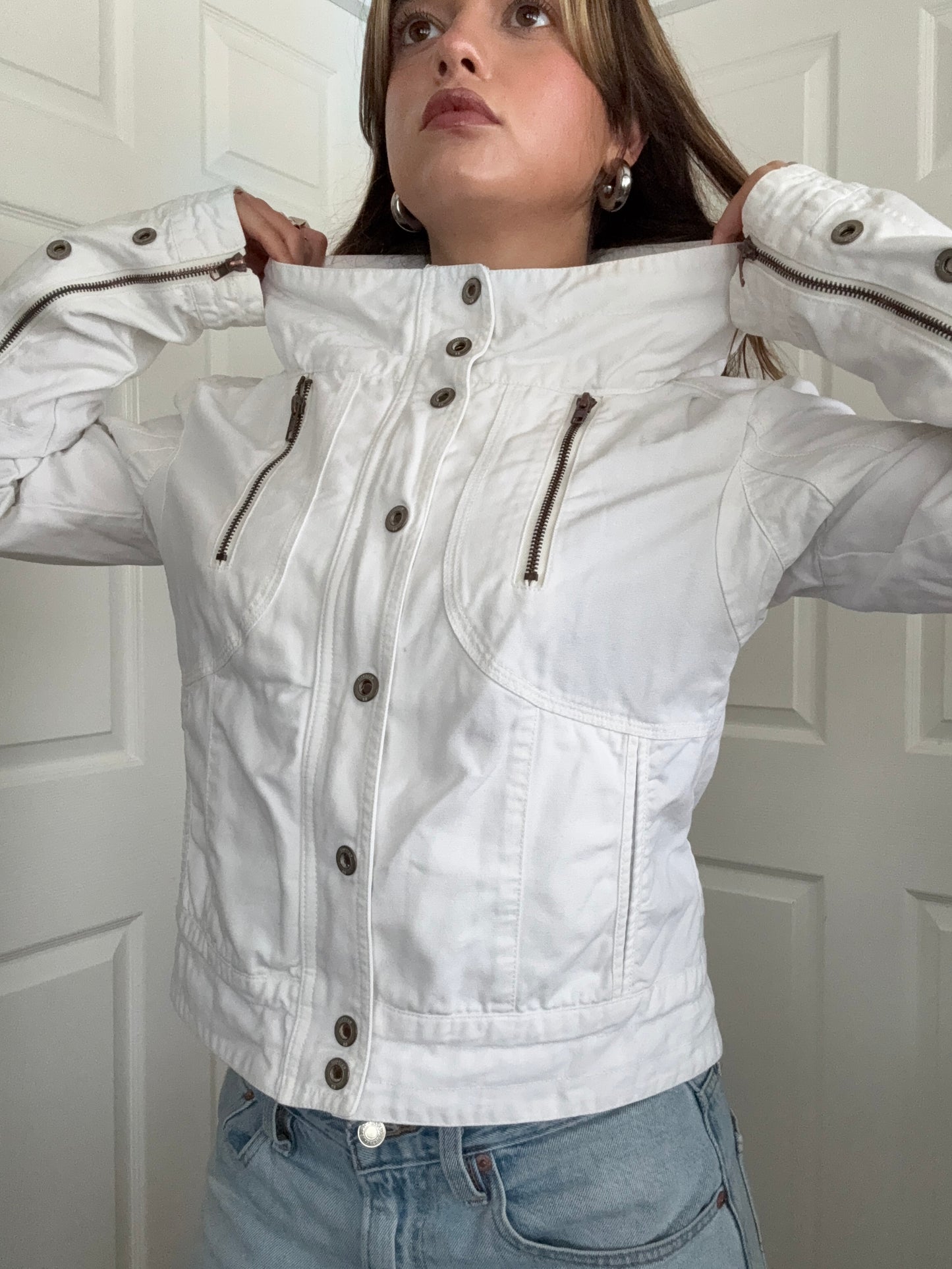 Funnel Neck Firetrap Jacket (L)